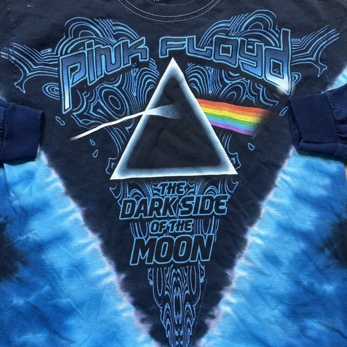 Liquid Blue 2012 Liquid Blue Tie-dye Pink Floyd Long Sleeve Shirt Size M Size US M / EU 48-50 / 2 - 2 Thumbnail