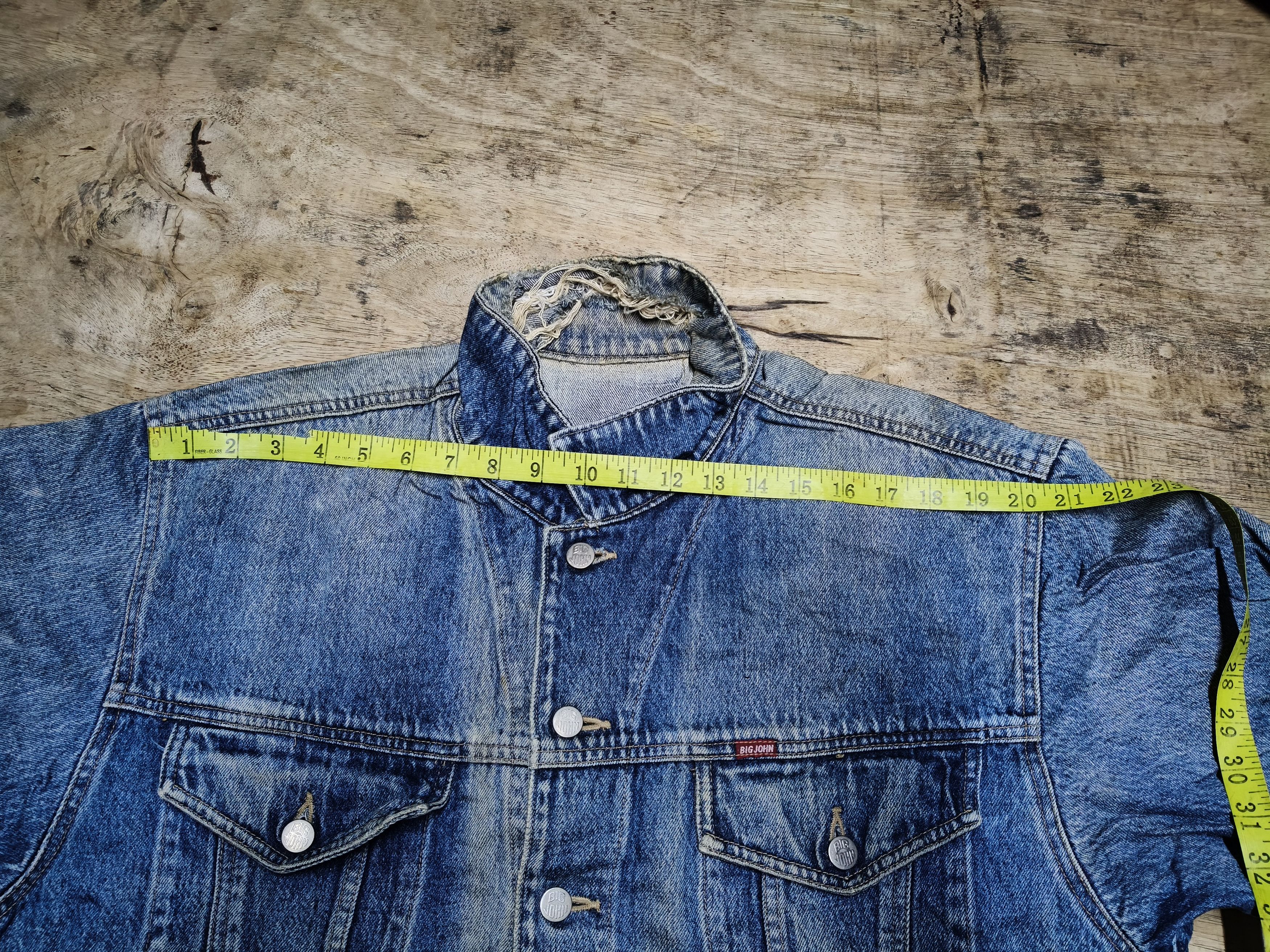 Big John Vintage Big John Distressed Denim Jacket Size US L / EU 52-54 / 3 - 16 Thumbnail
