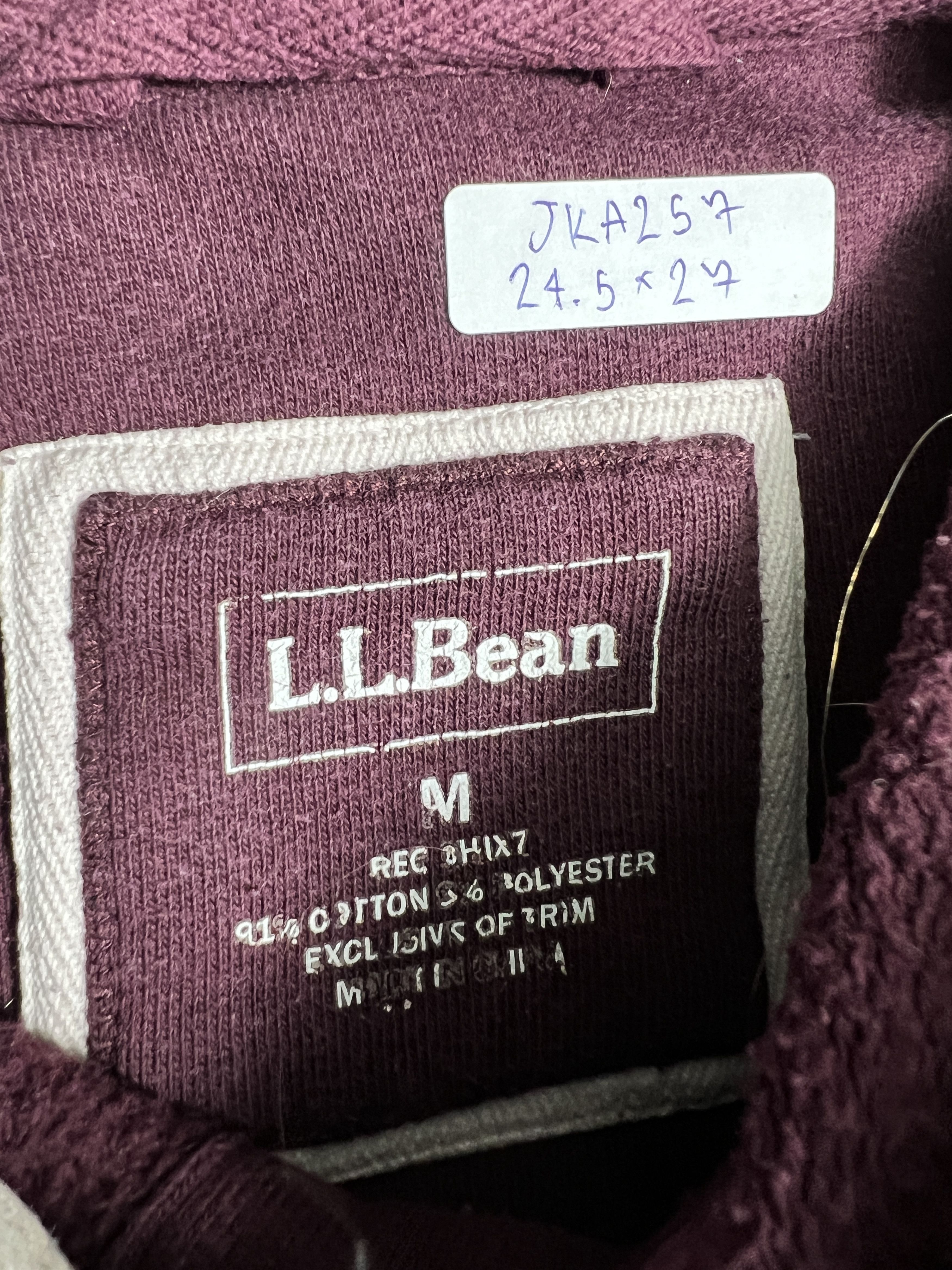 L.L. Bean L.L.Bean Spell Out Logo Hoodie (M) JKA257 Size US M / EU 48-50 / 2 - 3 Thumbnail