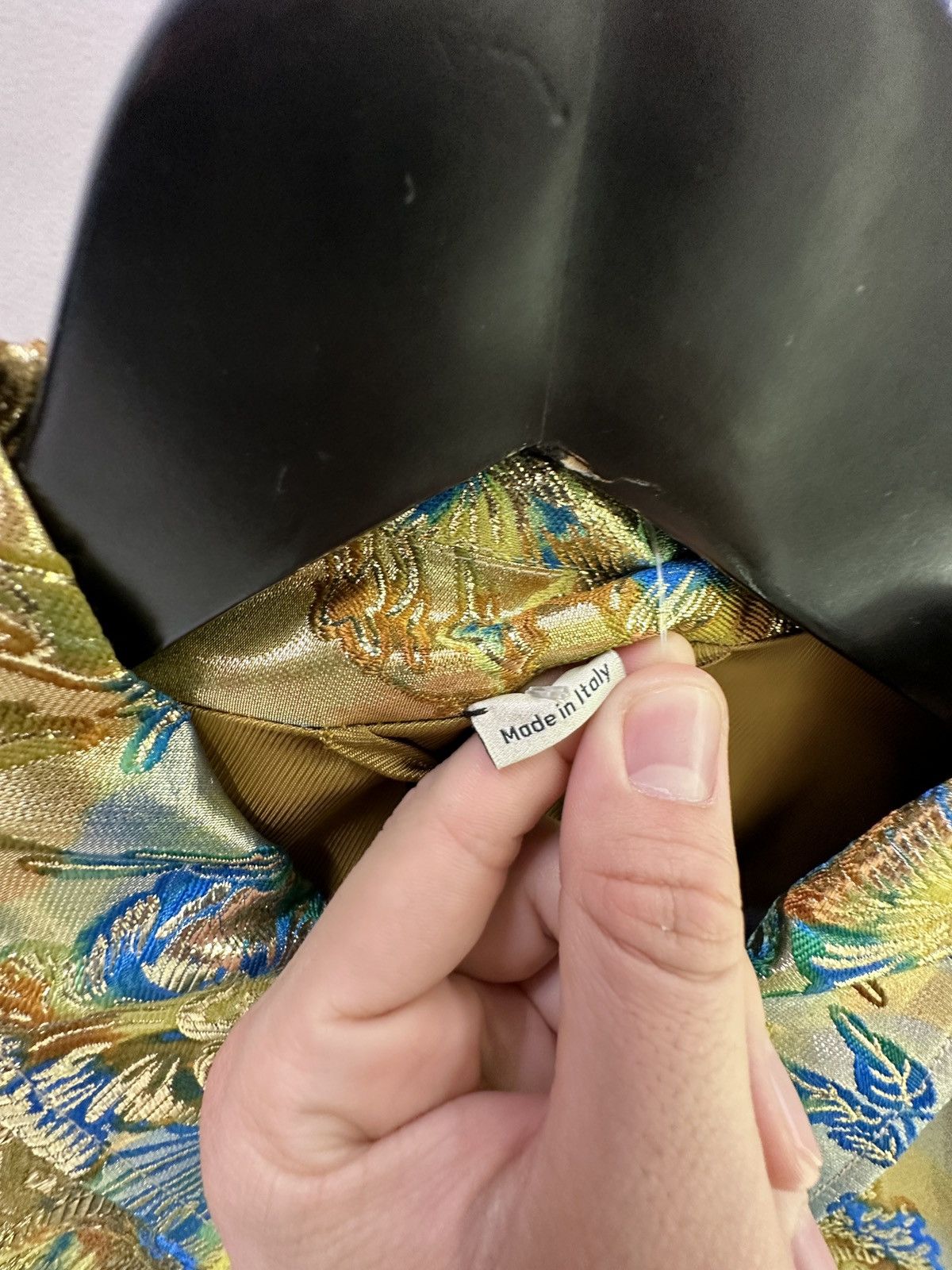 Gucci Gucci Embroidered Love Parade Metallic Silk Bomber Jacket Size US M / EU 48-50 / 2 - 7 Thumbnail