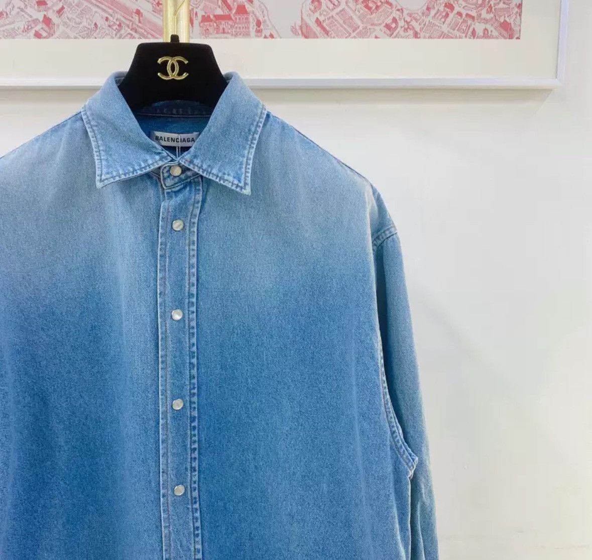 Balenciaga Balenciaga gradient denim jacket2412-Nextarrow Size US S / EU 44-46 / 1 - 4 Thumbnail