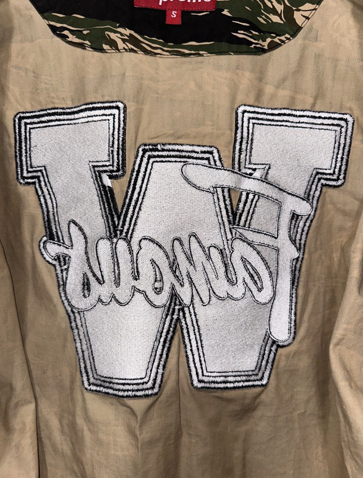 NCAA 2007 Supreme NCAA FTW Varsity Jacket Tiger Camo Patches OG Size US S / EU 44-46 / 1 - 9 Thumbnail