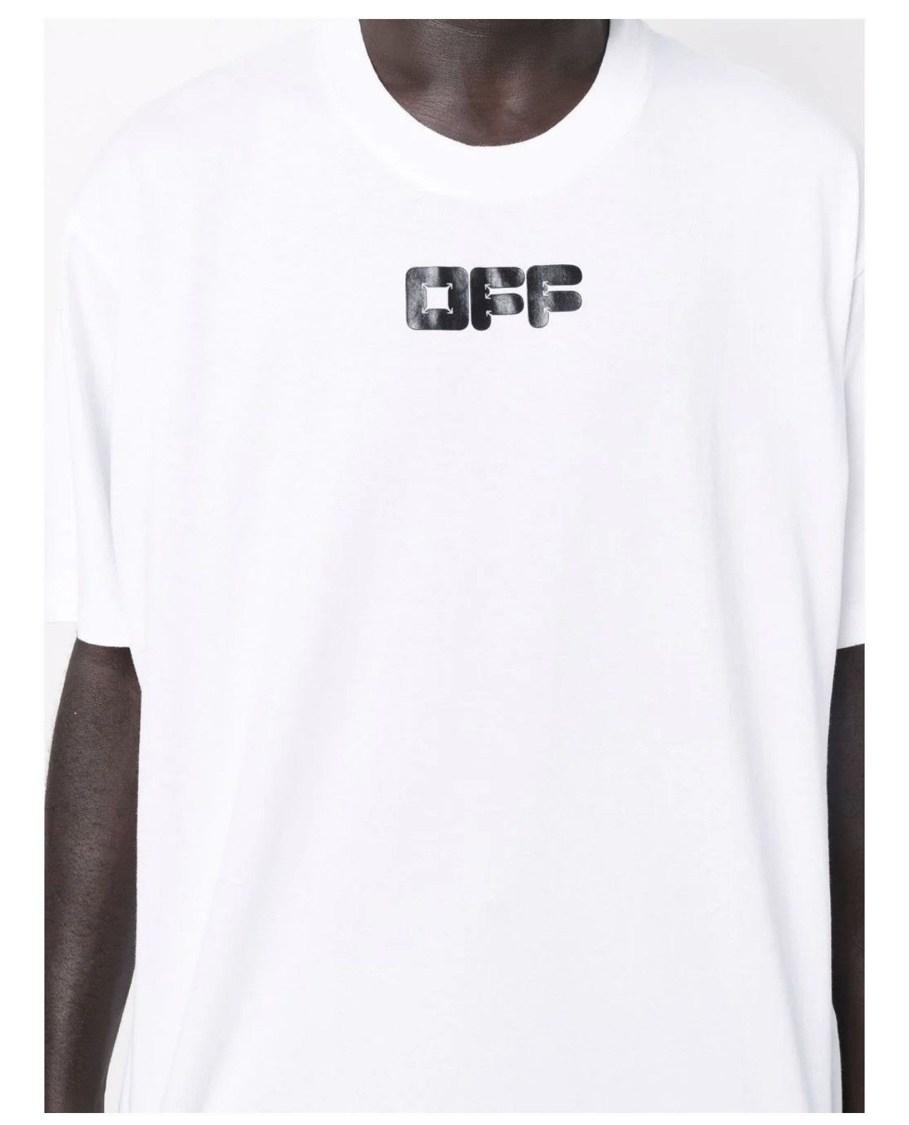 Off-White 🥥Off-White Rubber Font Tee Size US L / EU 52-54 / 3 - 1 Thumbnail