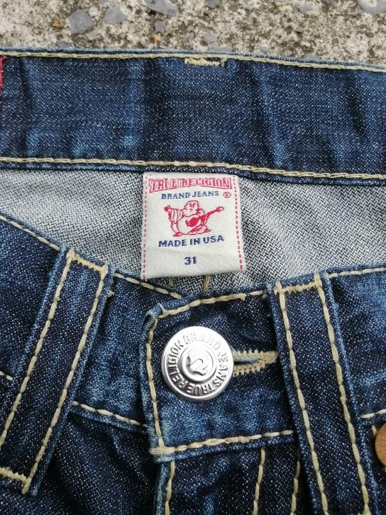 True Religion True Religion Rainbow Billy Distressed Denim Jeans Size US 32 / EU 48 - 5 Thumbnail
