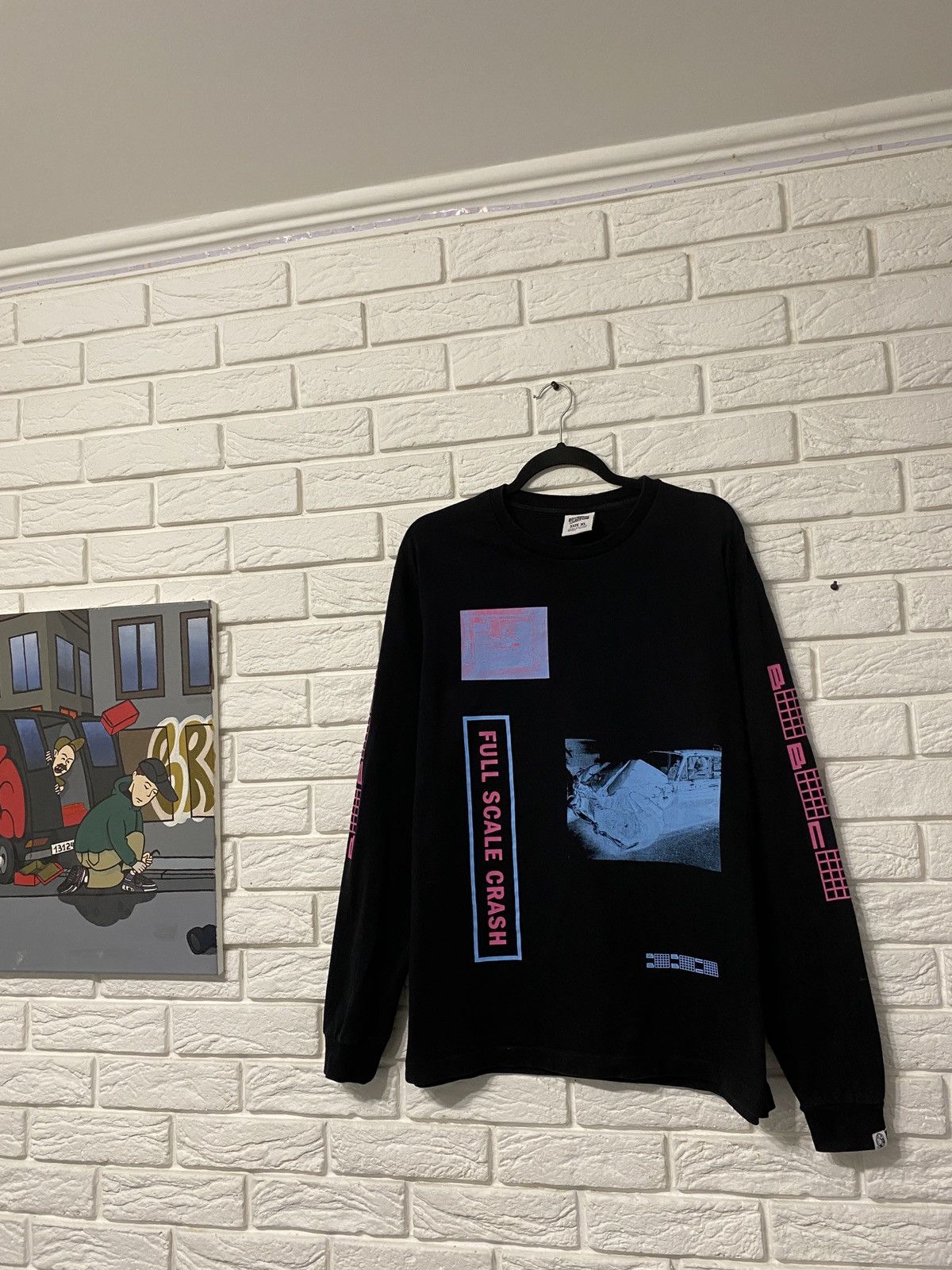 Billionaire Boys Club × Designer × Japanese Brand BBC Billionaire Boys Club Long Sleeve Shirt Big Centre Logo Size US XL / EU 56 / 4 - 1 Thumbnail
