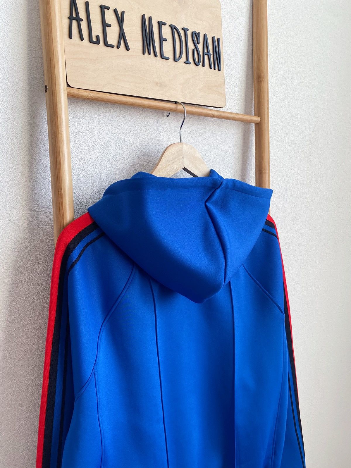 H&M × Paco Rabanne New Rabanne x H&M Unisex Blue Full Zip Hooded Tracksuit Size M / US 6-8 / IT 42-44 - 17 Thumbnail