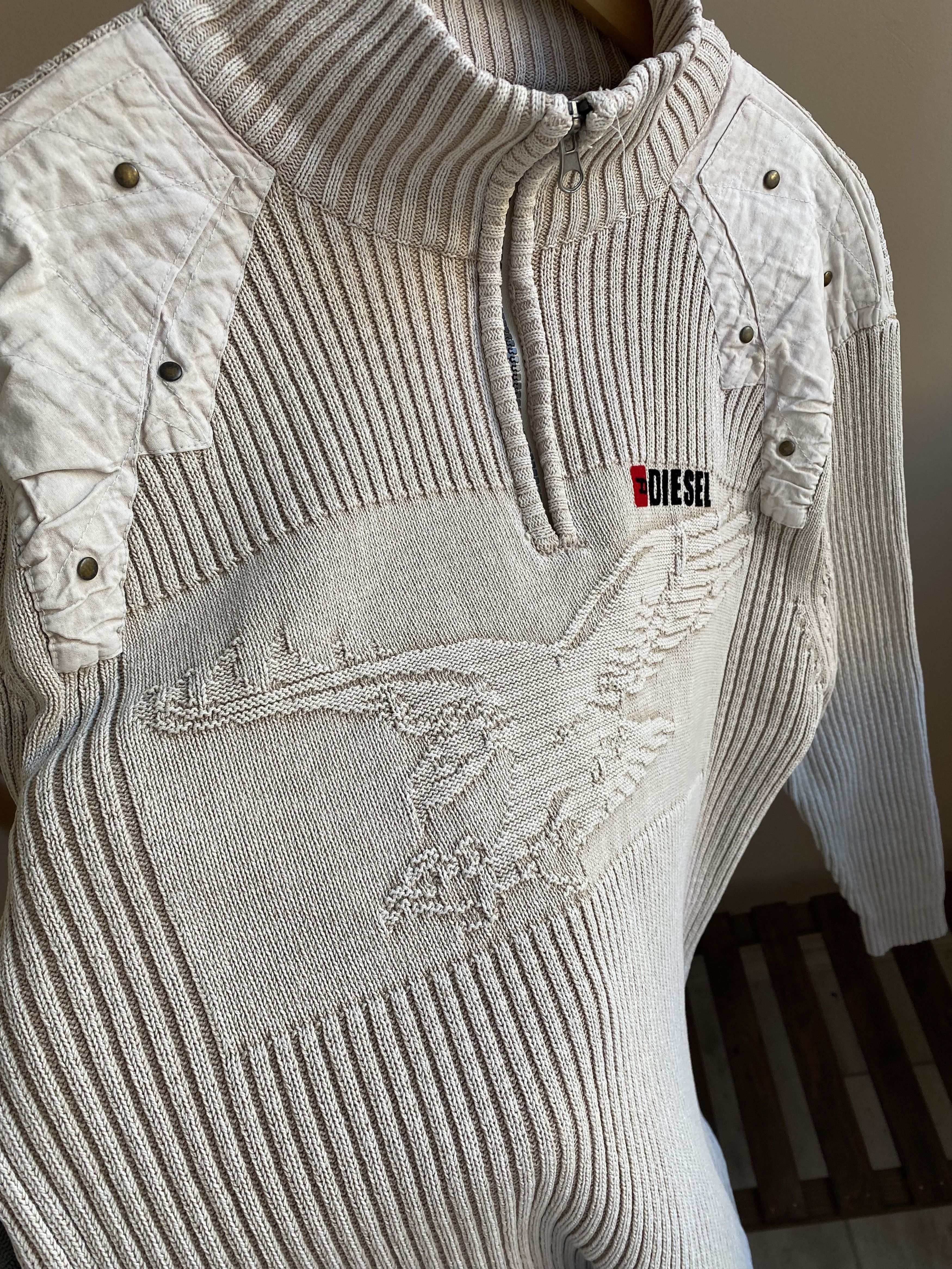 Hysteric Glamour × If Six Was Nine Very rare vintage y2k eagle avant-garde Diesel style sweater Size US XXL / EU 58 / 5 - 10 Thumbnail