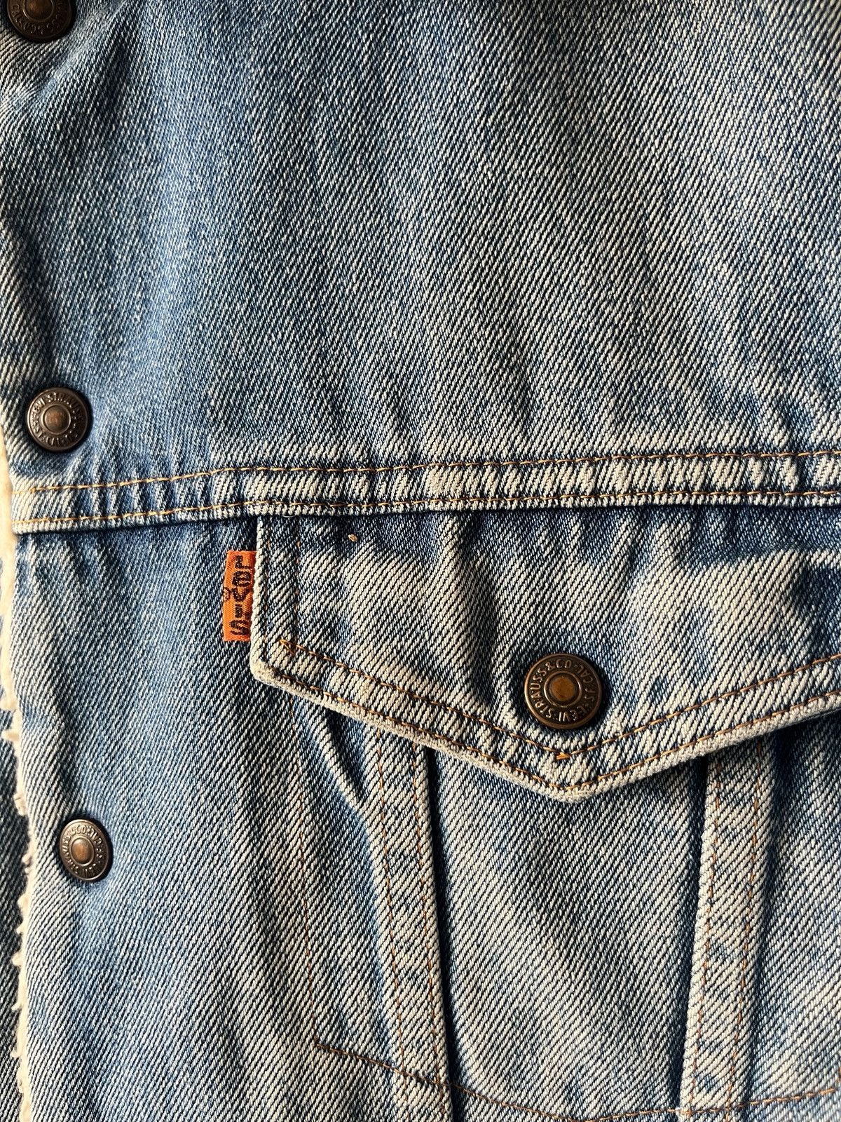 Levi's 80s Levi’s Sherpa Trucker Denim Jacket Size US M / EU 48-50 / 2 - 5 Thumbnail