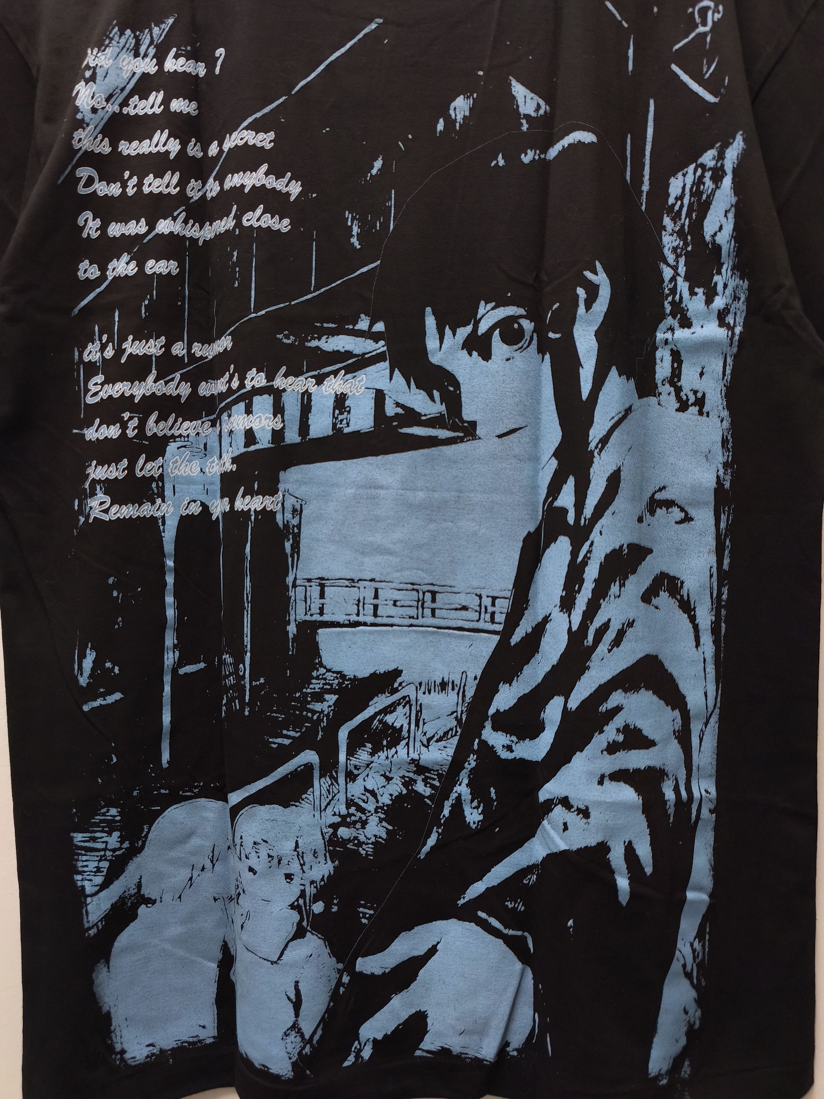 Anime Serial Experiments Lain "The World of Lain" T-shirt Size US XL / EU 56 / 4 - 9 Thumbnail
