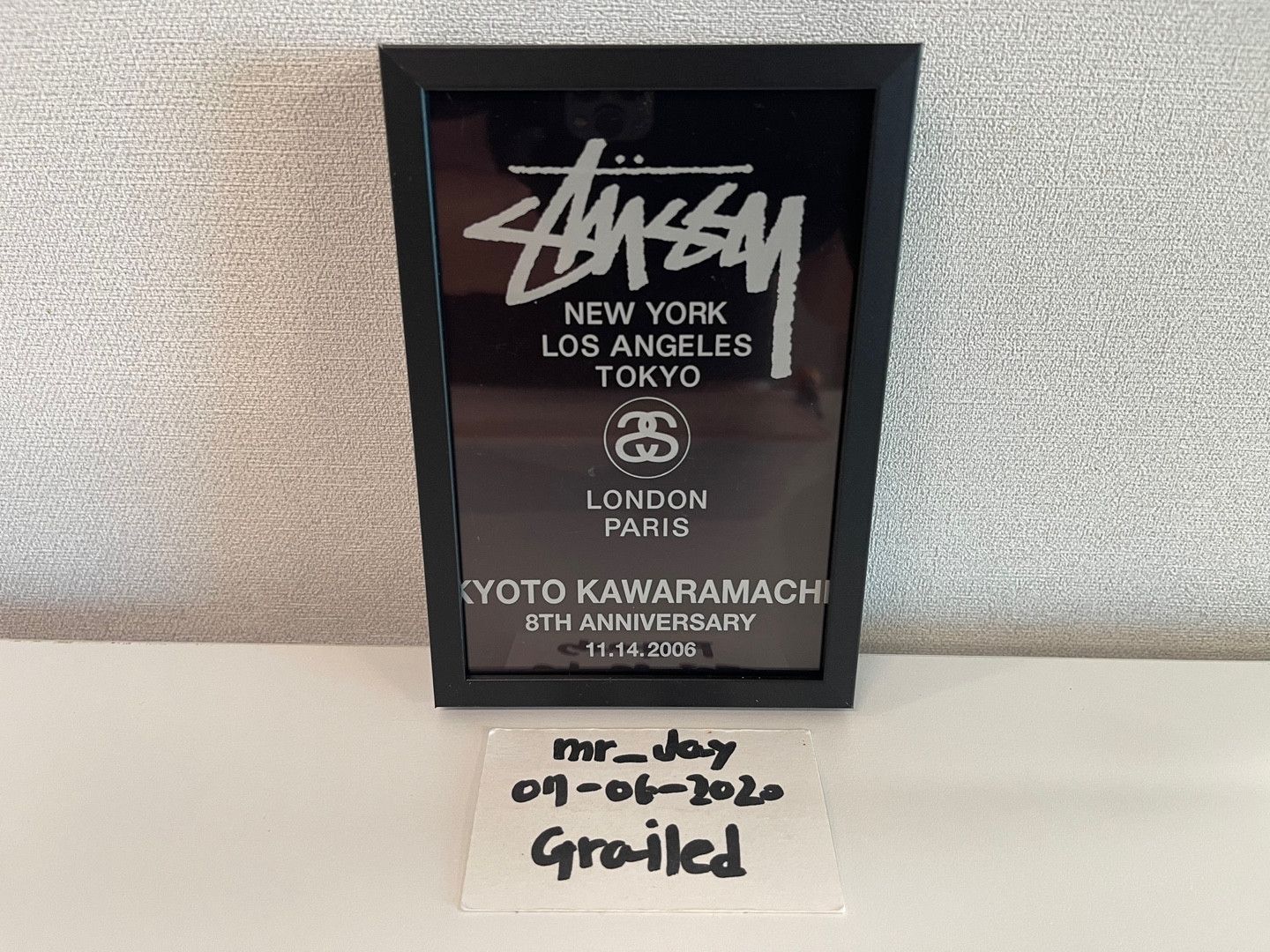 Stussy Stussy KYOTO KAWARAMACHI CHAPT art Postercards 2006 Size ONE SIZE - 3 Thumbnail