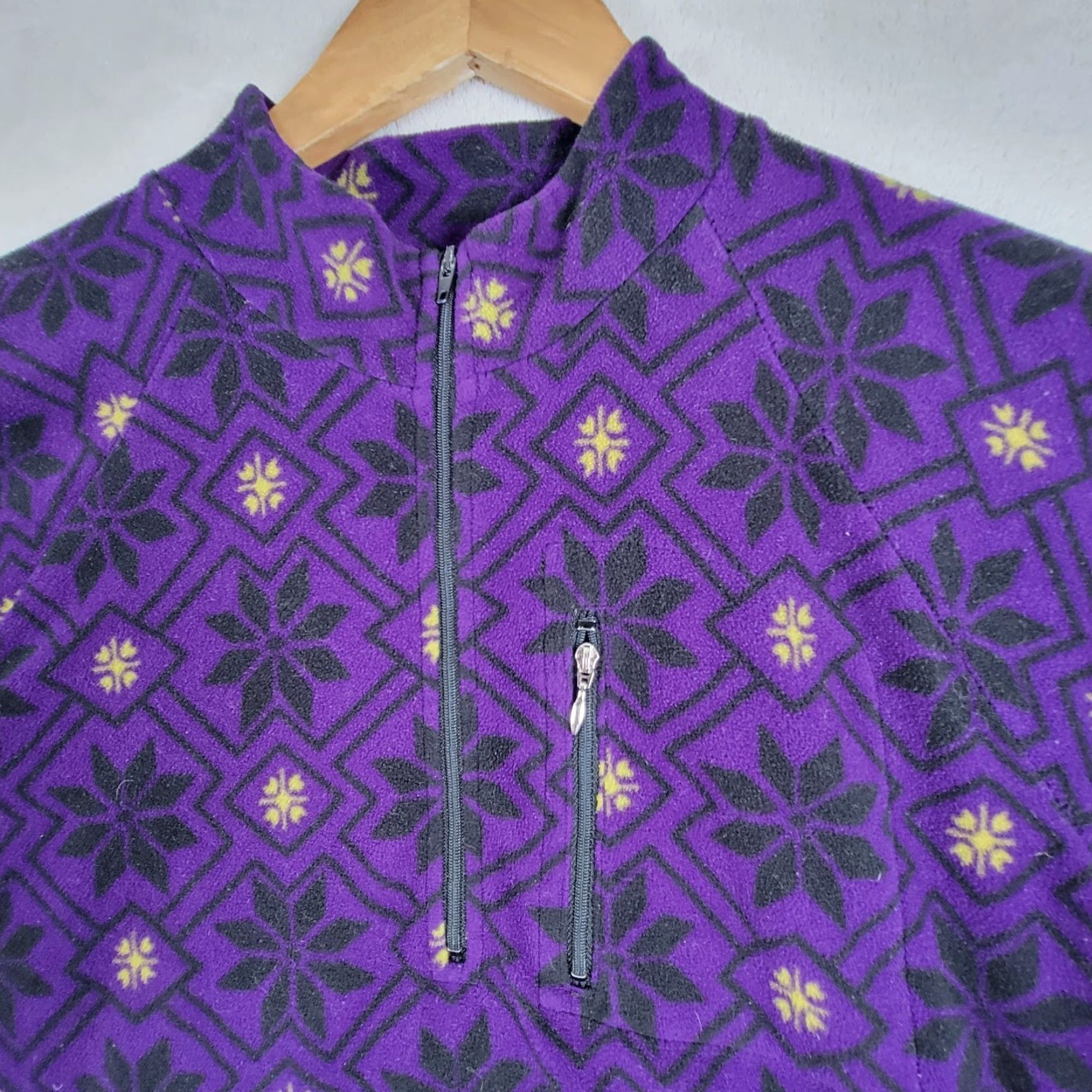 Vintage VINTAGE REI Purple Pullover Zip Fleece Sweater POLARTEC 1/4 Zip Women L Purple Pullover Size L / US 10 / IT 46 - 3 Thumbnail