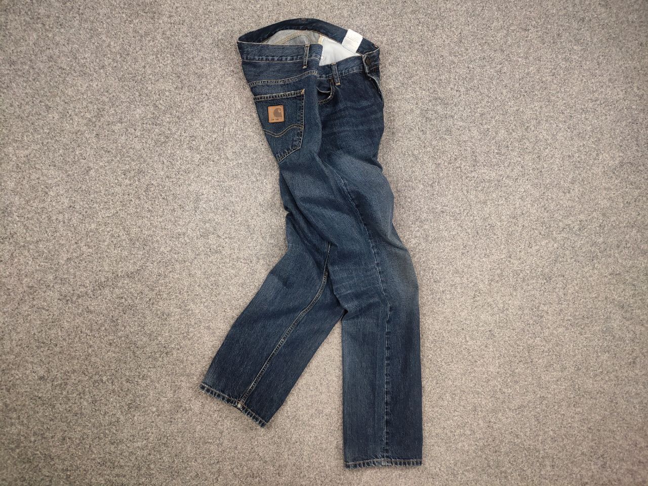 Carhartt Carhartt Texas pants Faded denim Vintage USA straight Style Size US 33 - 8 Thumbnail