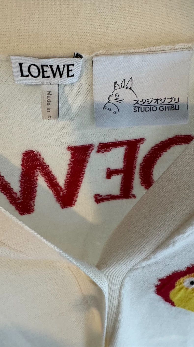Loewe LOEWE White cardigan Size M / US 6-8 / IT 42-44 - 3 Thumbnail