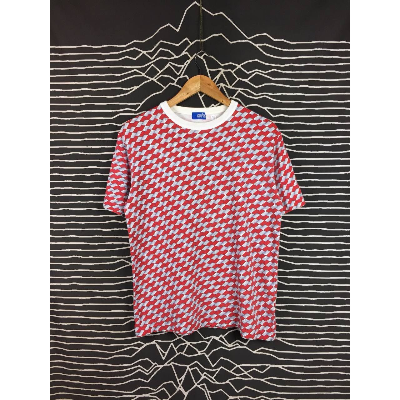 ABAHOUSE Vtg Abahouse Trippy Woven Design All Over Print Tee Size US M / EU 48-50 / 2 - 2 Thumbnail