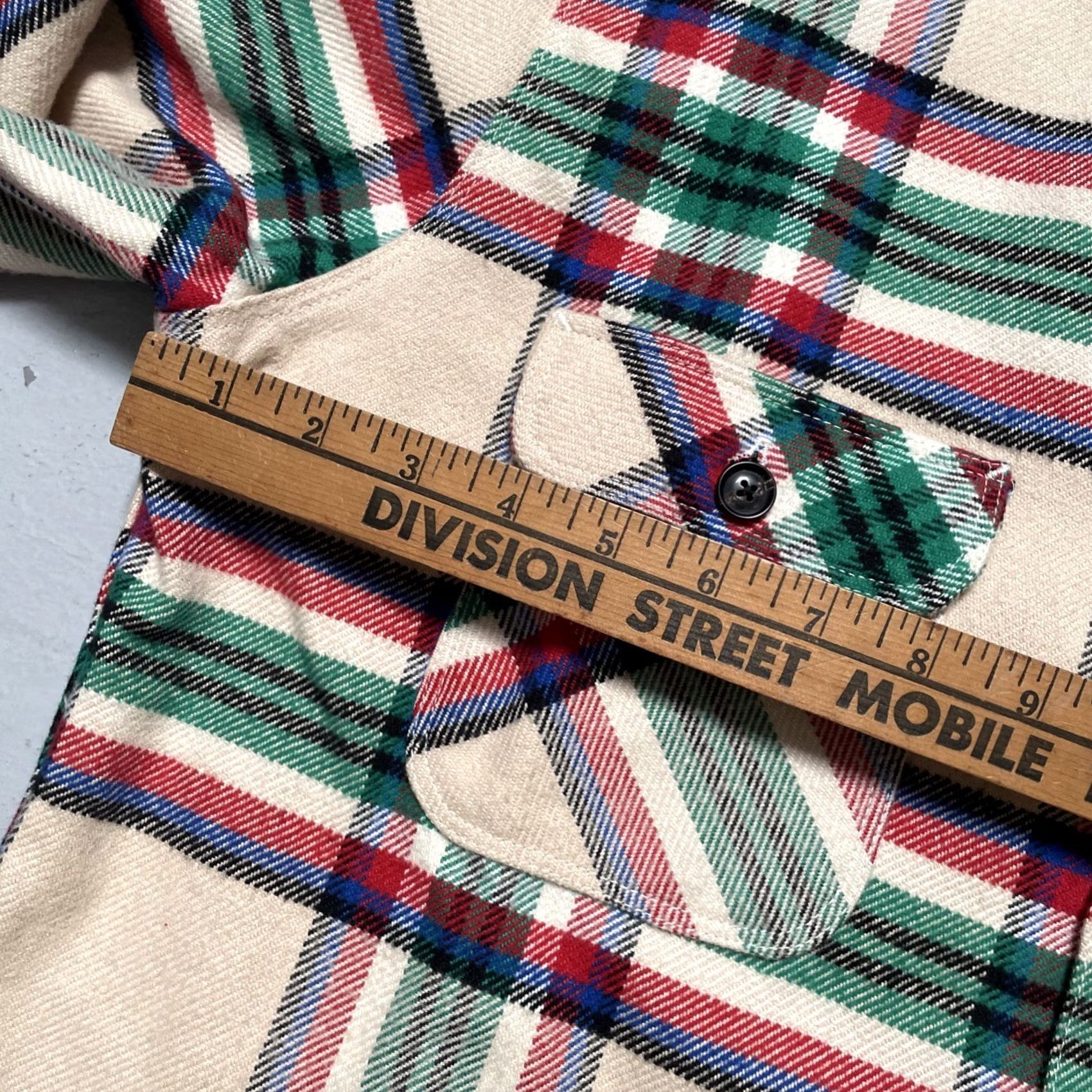 Freenote Cloth Freenote Cloth Shirt Heavy Flannel Plaid Woven Japanese Cotton Made USA M EUC Size US M / EU 48-50 / 2 - 2 Thumbnail