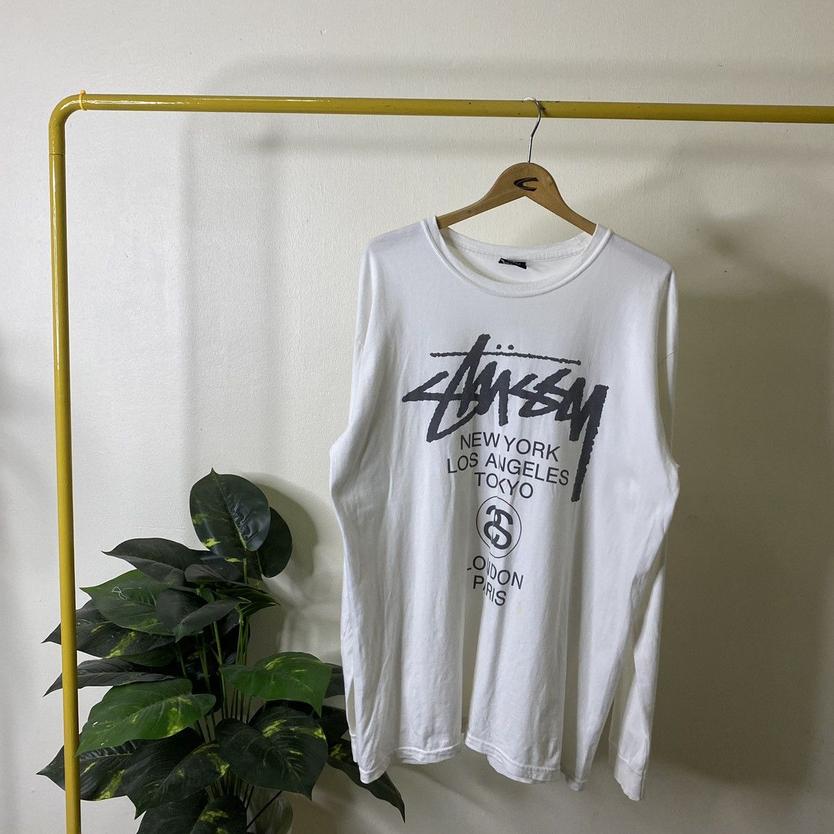 Stussy Vintage Y2K Stussy Tour LS Tee Skateboard Skater Style Size US XL / EU 56 / 4 - 1 Thumbnail