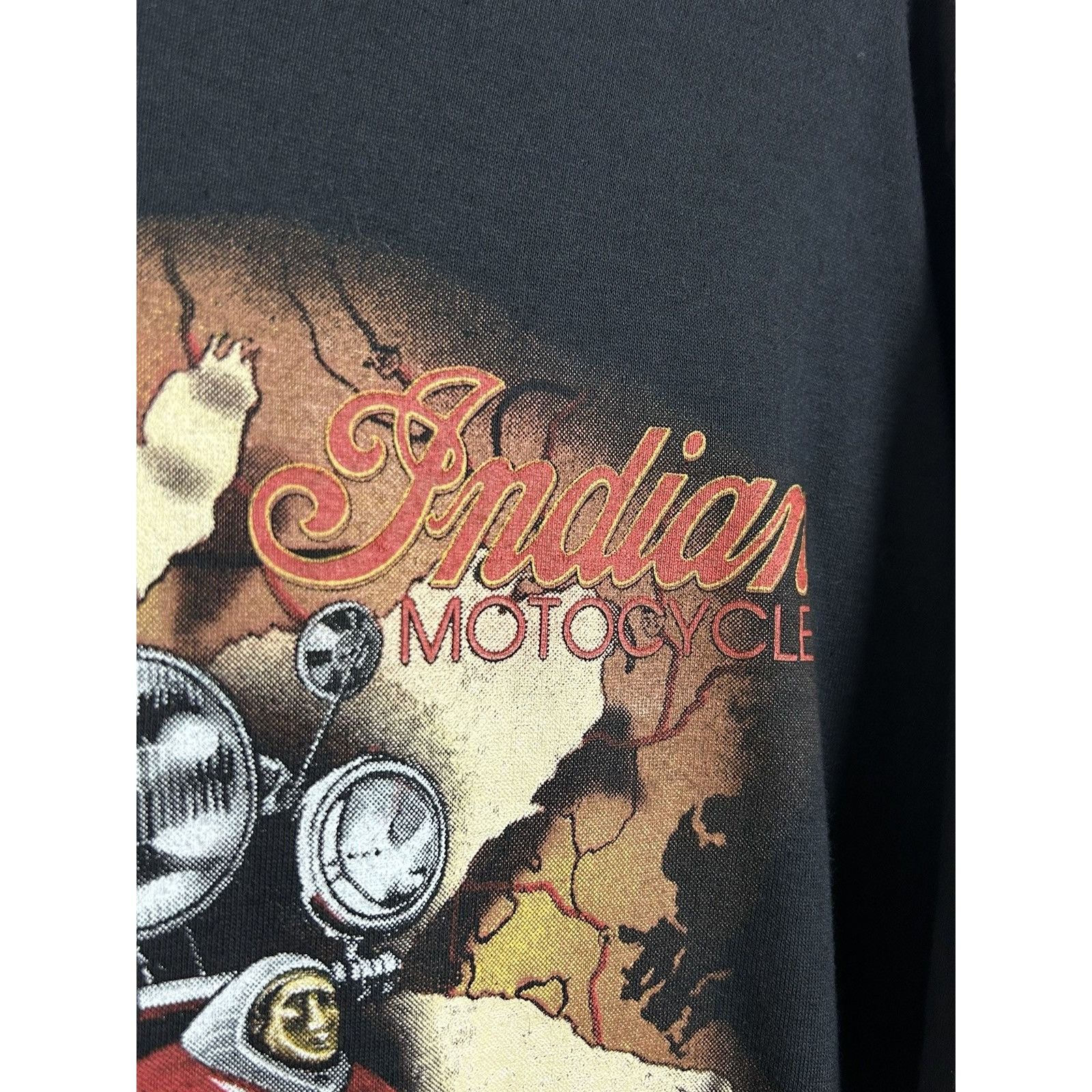 Indian Motorcycle 90s Vintage Indian Motorcycles On The Road Again T-Shirt Size US L / EU 52-54 / 3 - 4 Thumbnail