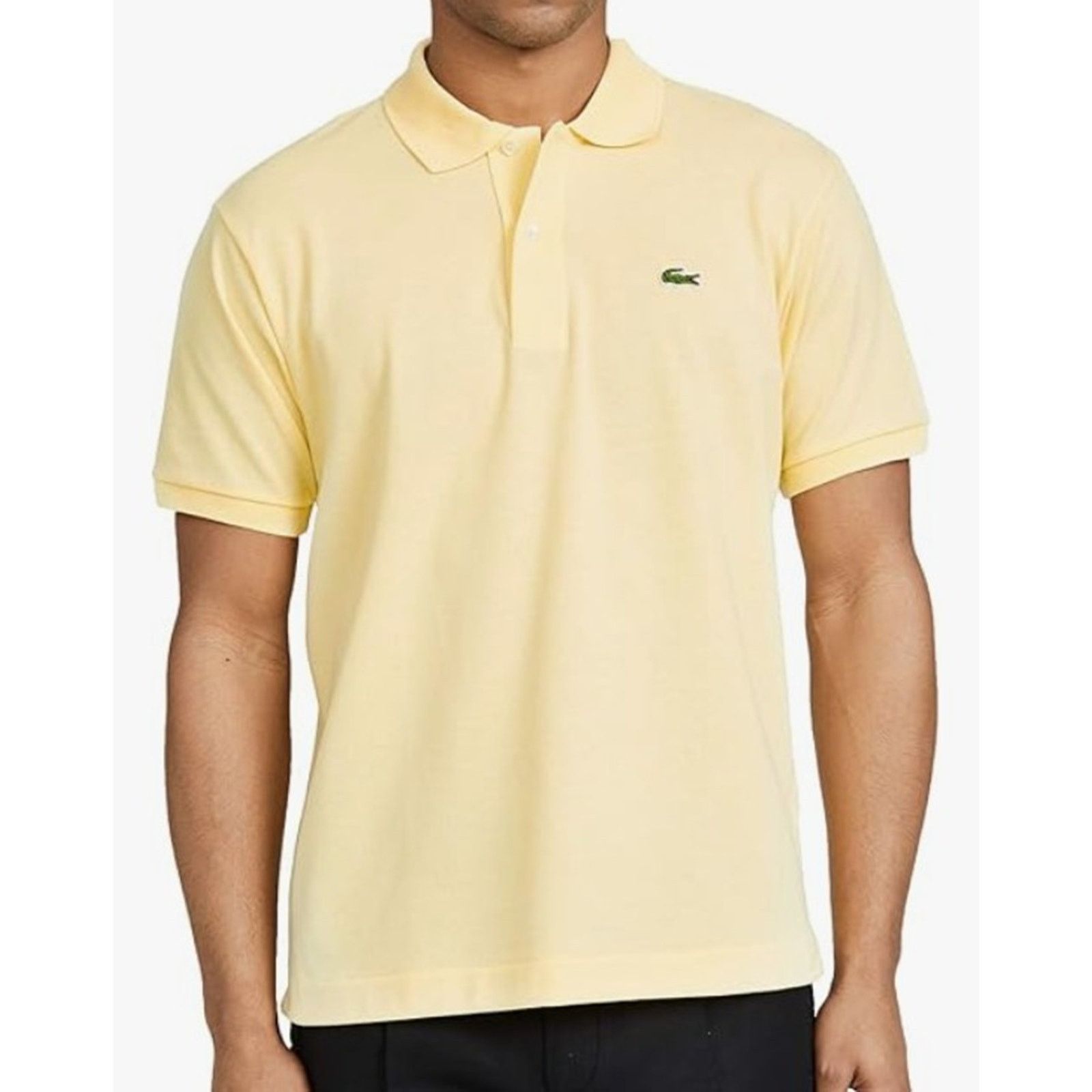 Lacoste Lacoste Mens Legacy Short L.12.12 Pique Polo Yellow S Size US S / EU 44-46 / 1 - 1 Thumbnail