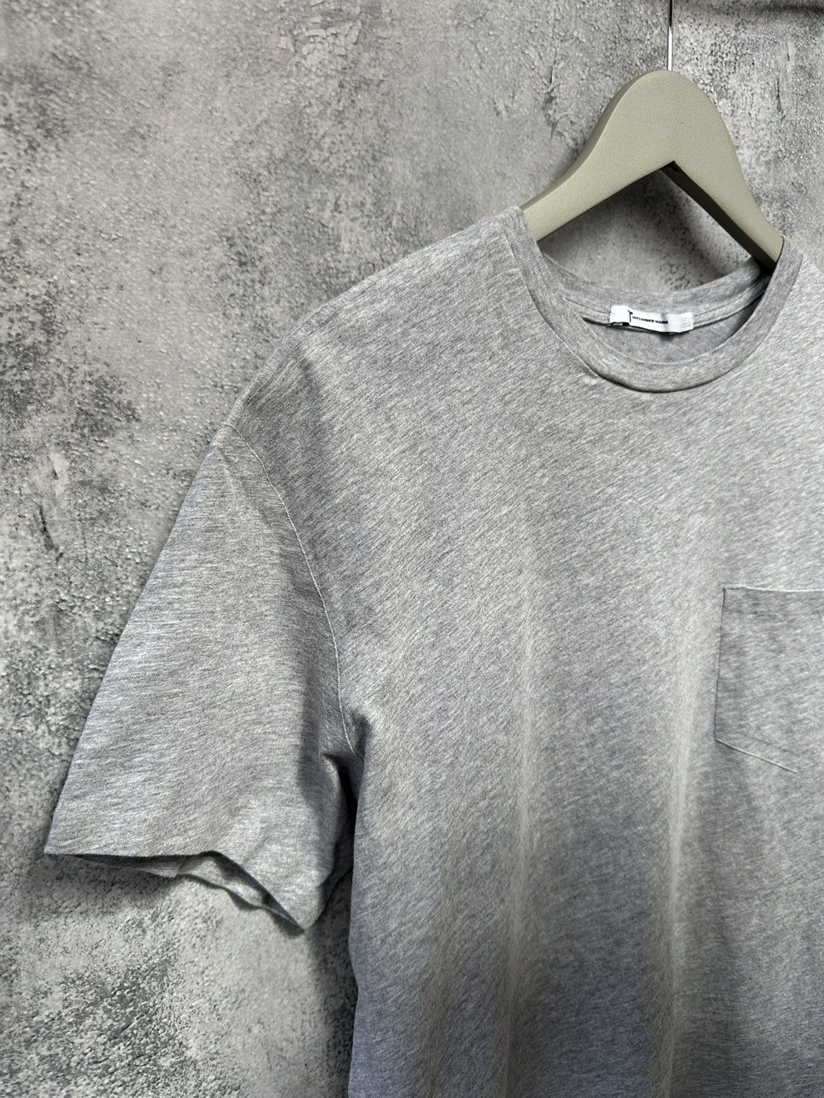 Alexander Wang Cotton T-Shirt Crew Neck Gray Tee