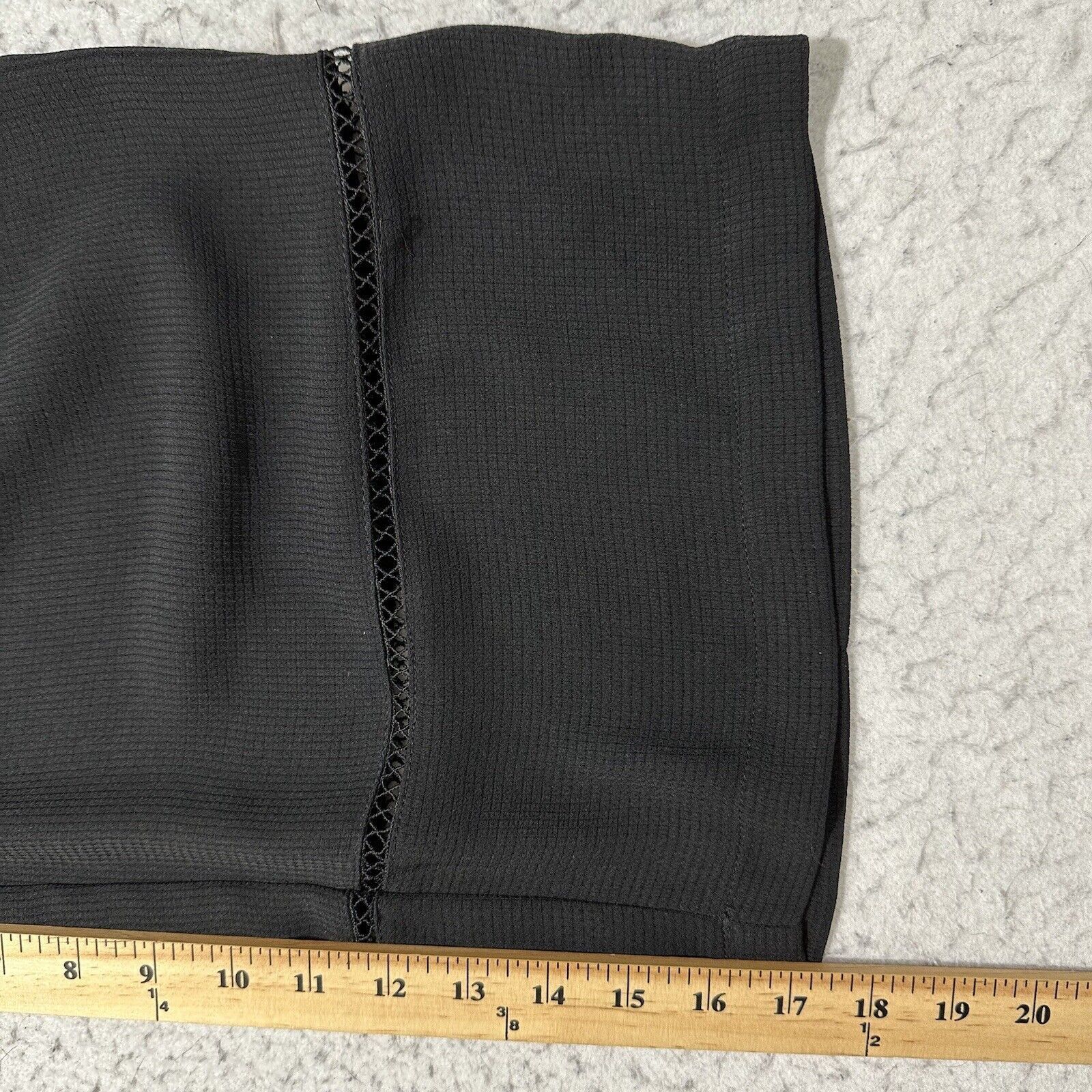 Zara Zara Small Wide Leg Capri Sweatpants Black Lightweight Pants Size 28" / US 6 / IT 42 - 11 Thumbnail