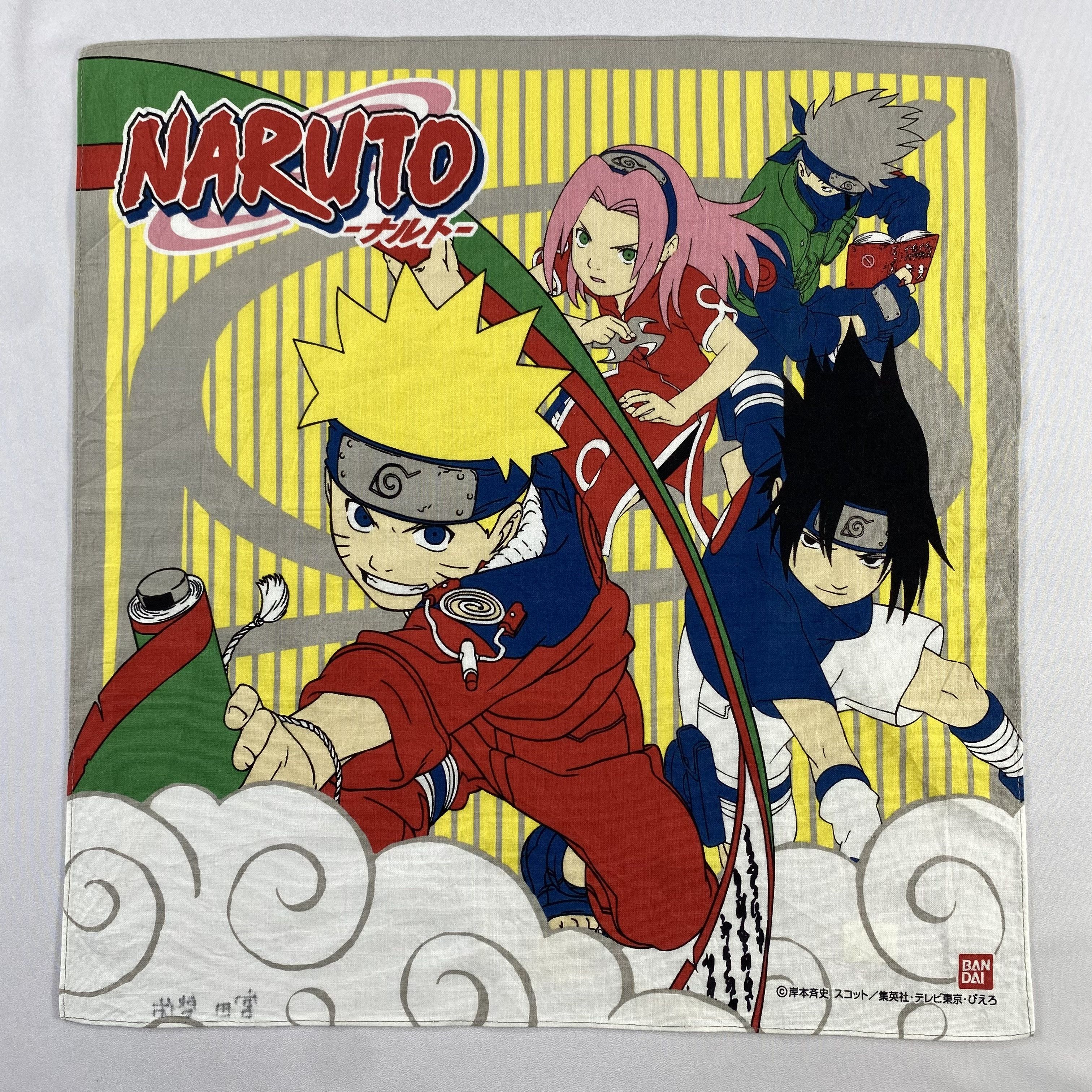 Vintage Naruto Neckerchief / Bandana / Handkerchief-P517 Size ONE SIZE - 1 Thumbnail