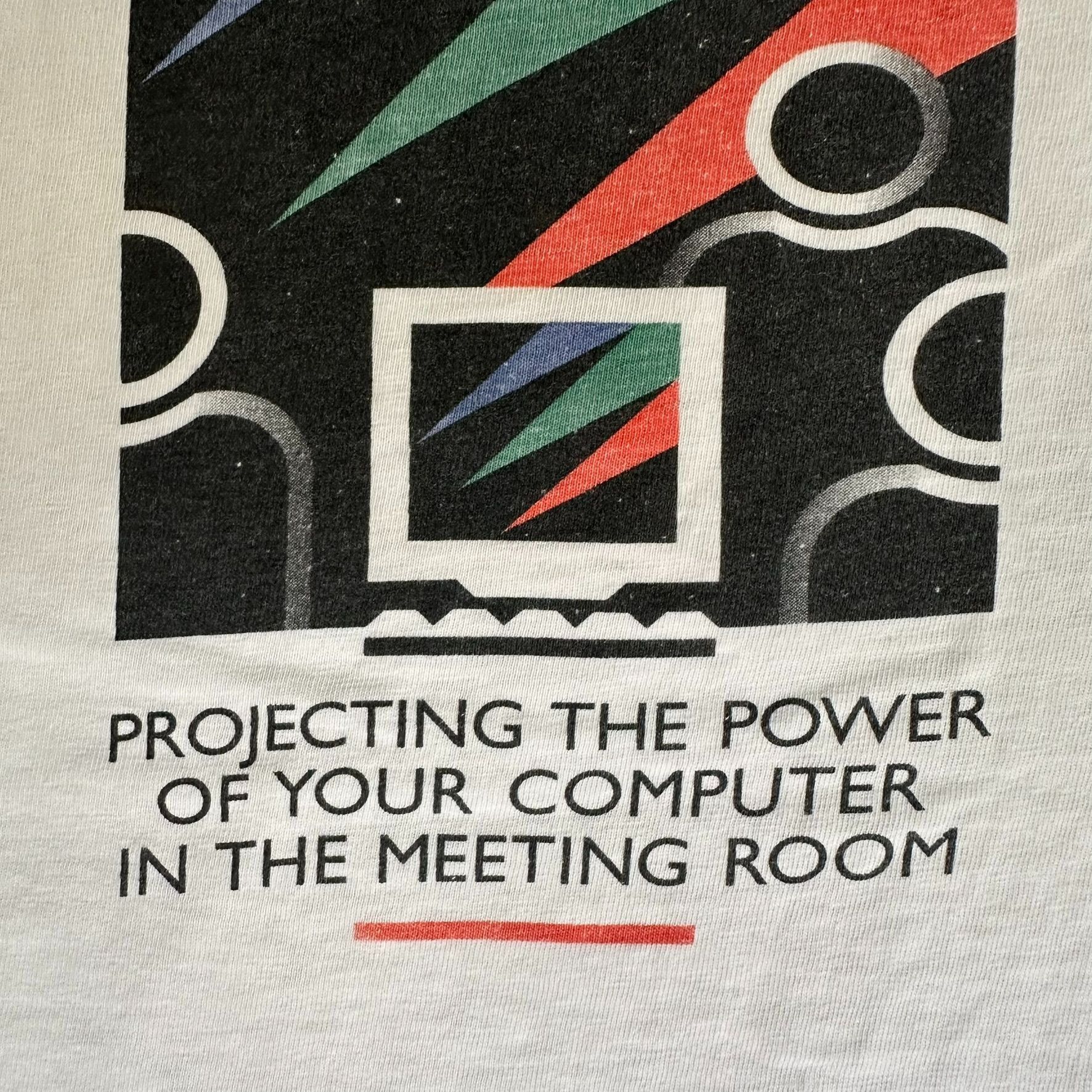 Hanes Vintage 90s Proxima Desktop Projector T-Shirt Retro Tech Tee Size US XL / EU 56 / 4 - 3 Thumbnail