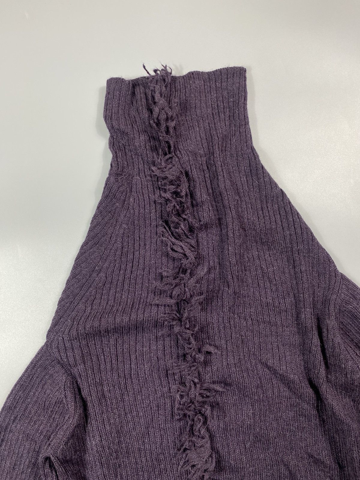Yohji Yamamoto Archive! A/W 2010 Y’s- Asymmetrical Mohawk Knit Sweater Size US L / EU 52-54 / 3 - 16 Thumbnail