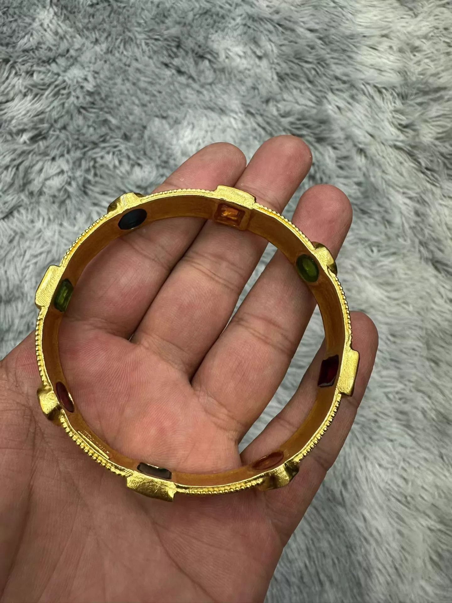 Salvatore Ferragamo Ferragamo Jeweled Bracelet New Size ONE SIZE - 1 Thumbnail