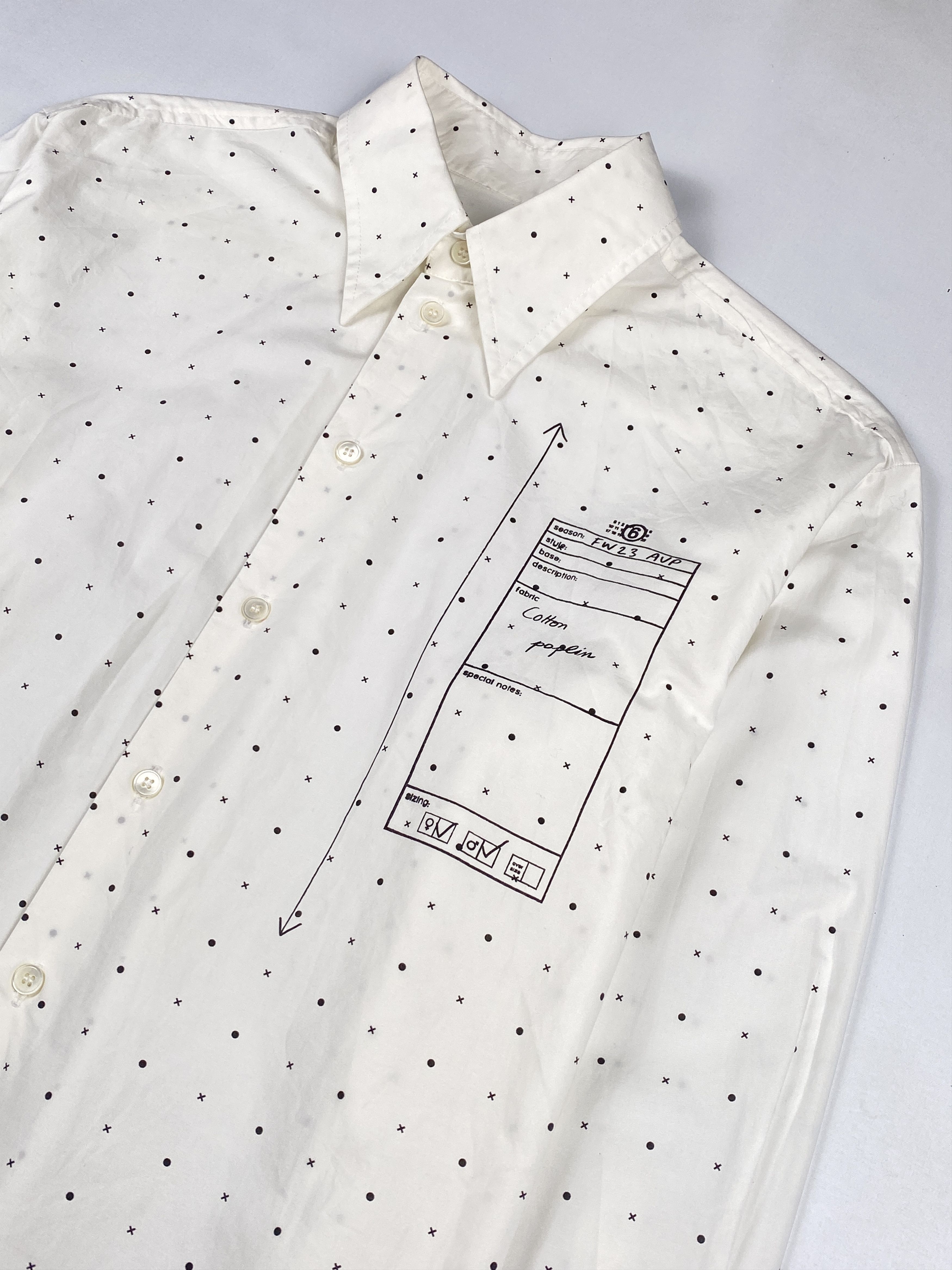 Maison Margiela MM6 F/W 2023 Avant Premiere Shirt Size XS / US 0-2 / IT 36-38 - 5 Thumbnail