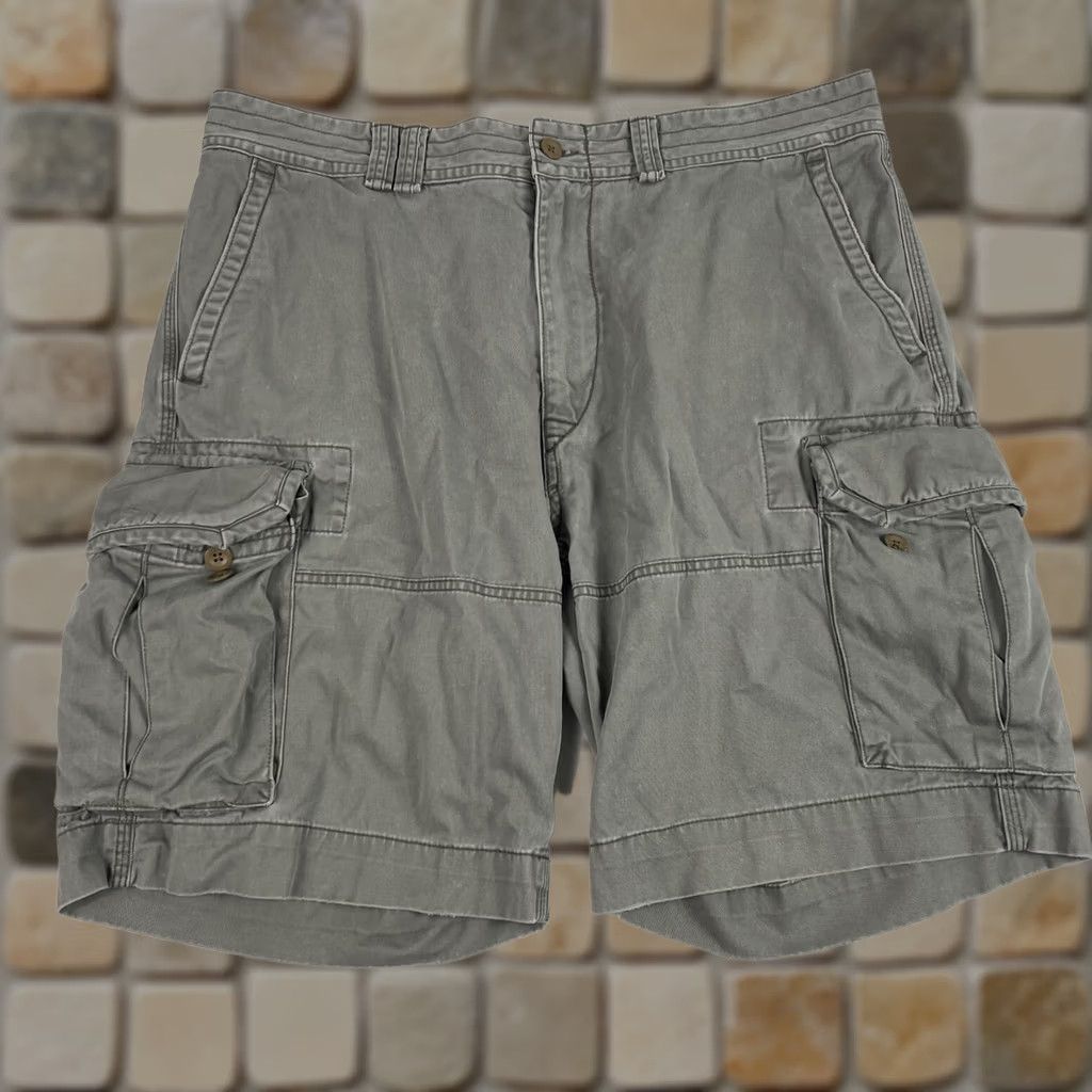 Polo Ralph Lauren Polo Ralph Lauren Shorts Mens 38 Green Cargo Relaxed Fit Outdoors Work Wear Size US M / EU 48-50 / 2 - 1 Thumbnail