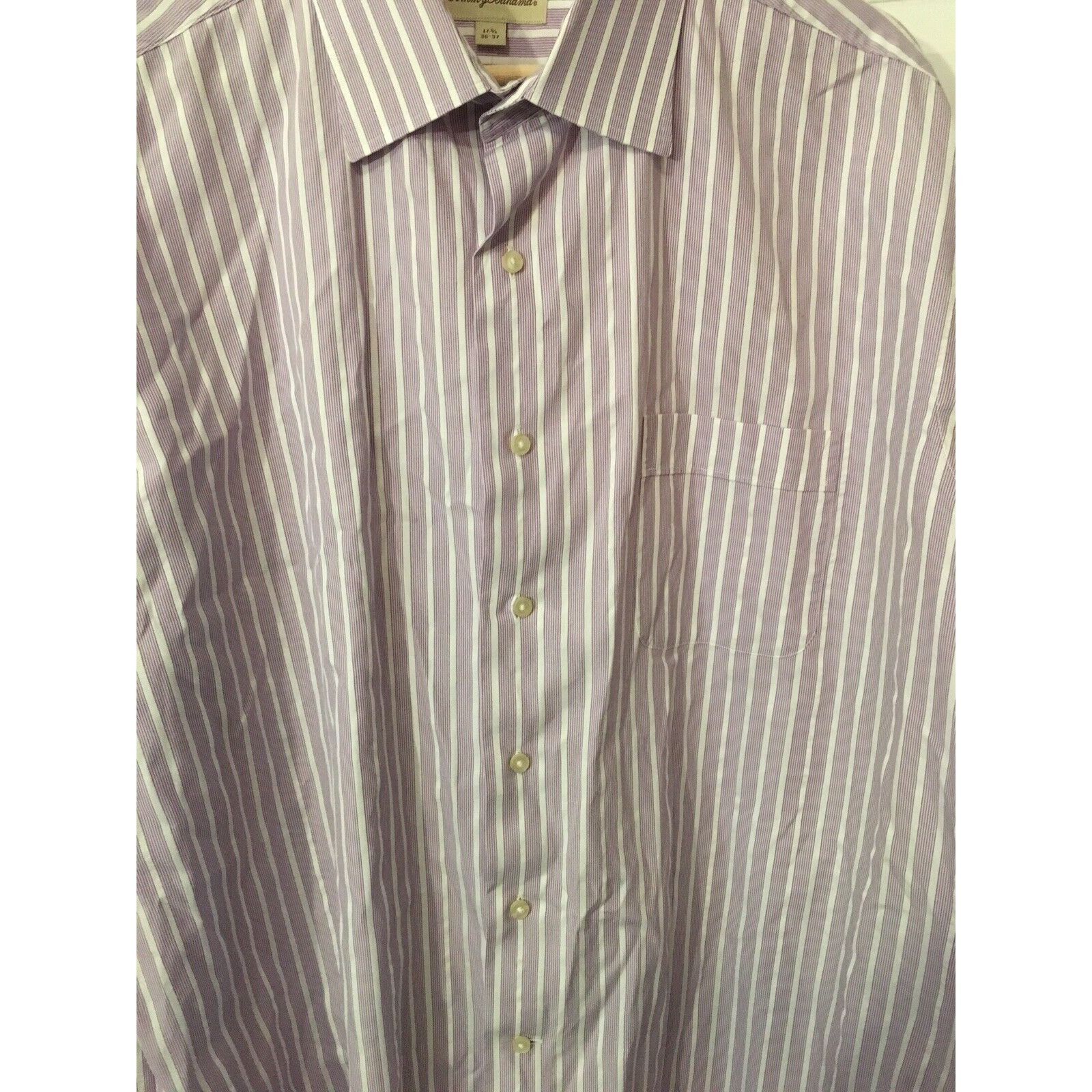 Tommy Bahama Tommy Bahama Button Front Shirt Men Sz 17 1/2 36/37 Lavender Size US XL / EU 56 / 4 - 4 Thumbnail