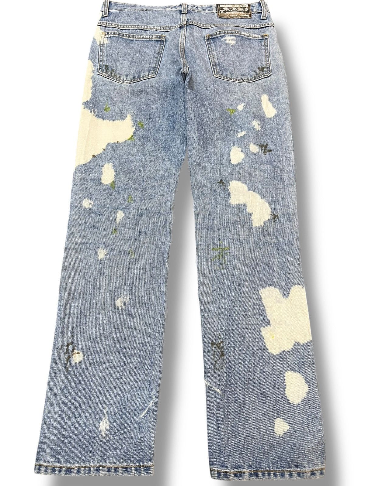 20471120 × Japanese Brand Vintage 2#1 Bleach Ripped Grunge Distressed Denim Size US 30 / EU 46 - 6 Thumbnail
