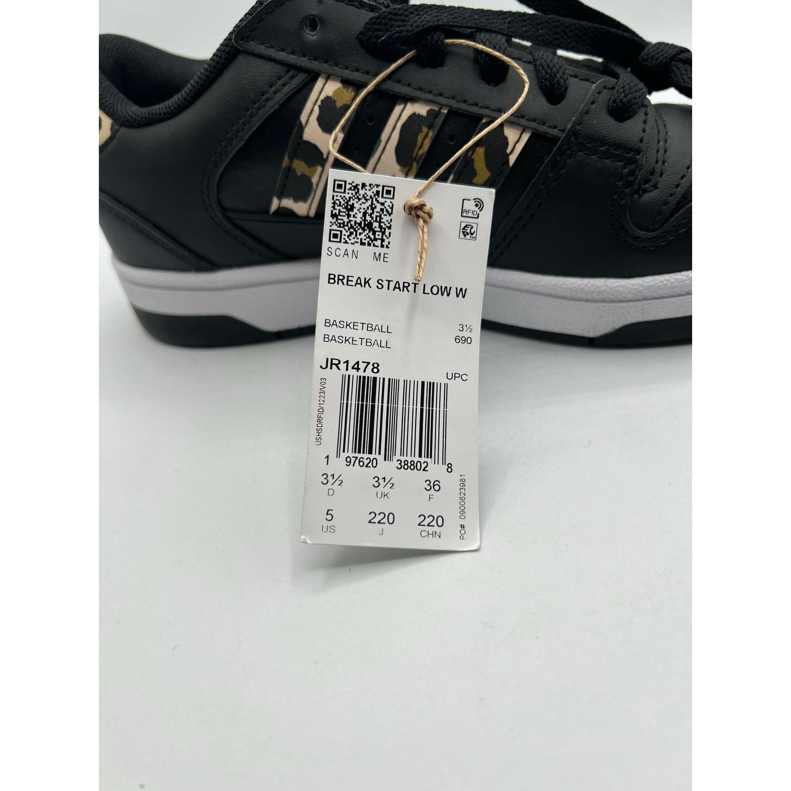 Adidas Adidas Break Start Low W Black Leopard Print size 5 women Size US 5 / IT 35 - 7 Thumbnail