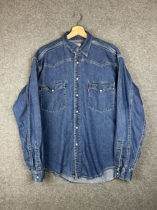 Vintage Vintage Levi’s Strauss U.S.A Shirt Denim | Grailed