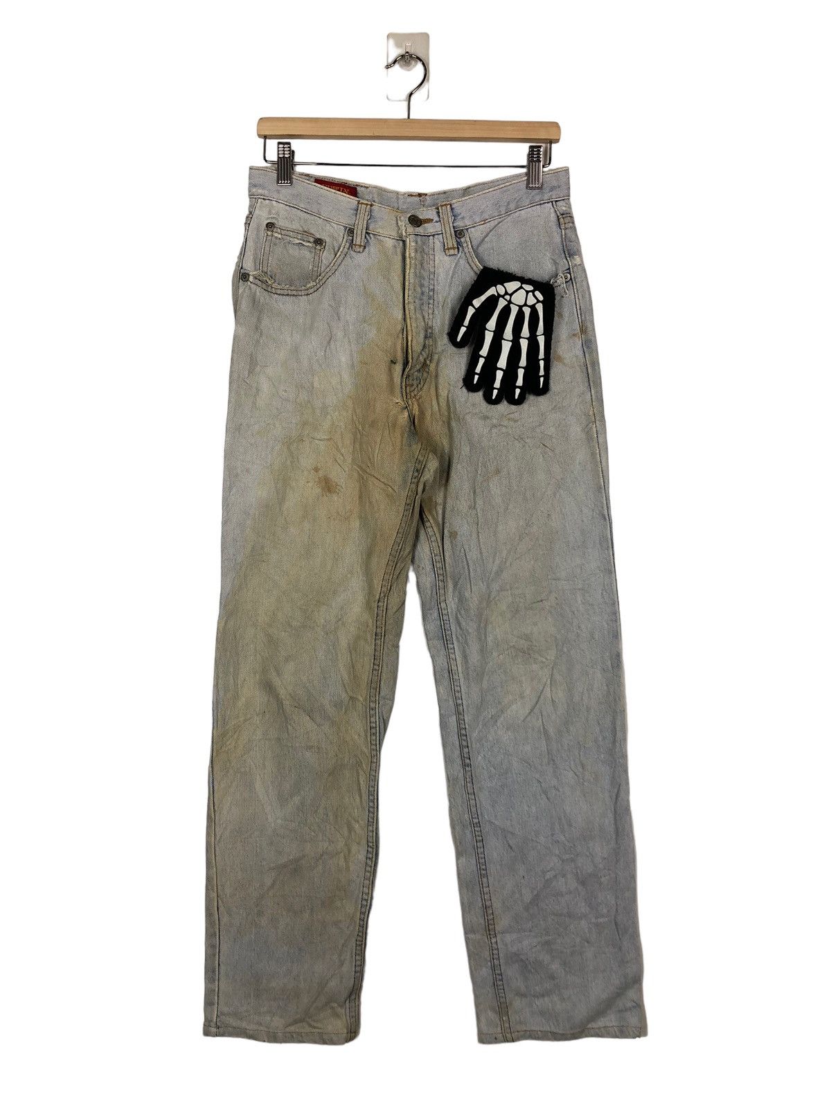 Japanese Brand 🔥70’s True Vintage Distressed Denim Jeans Edwin Made In Usa Size US 30 / EU 46 - 1 Thumbnail