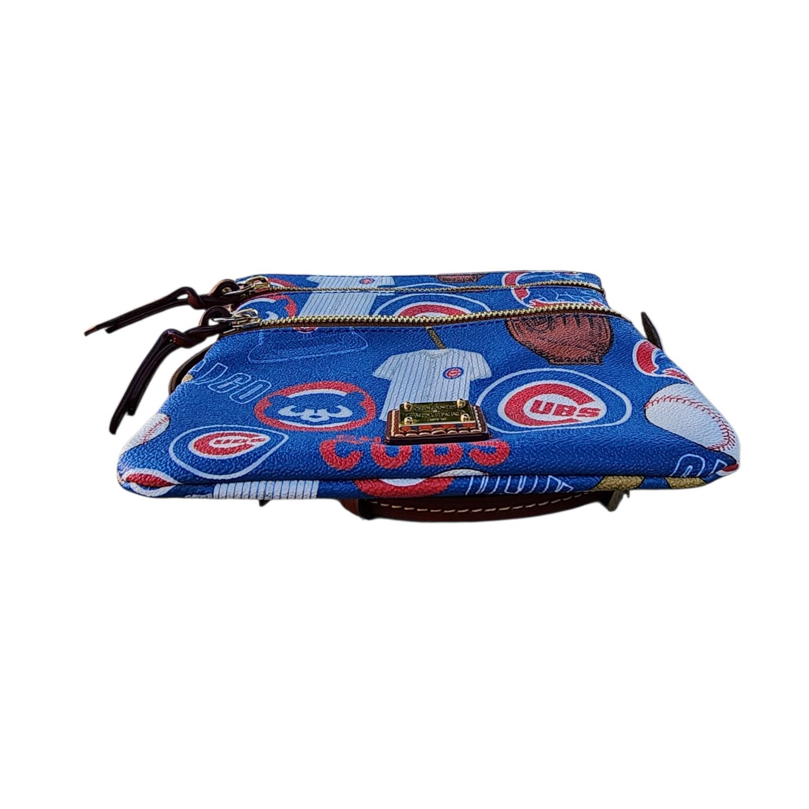 Dooney & Bourke Dooney & Bourke MLB Chicago Cubs Triple Zip Crossbody Bag Size ONE SIZE - 8 Thumbnail