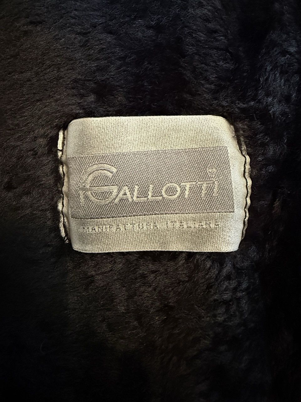 Gallotti Gallotti Shearling Mens Fur Coat Black 2XL Size US XXL / EU 58 / 5 - 4 Thumbnail