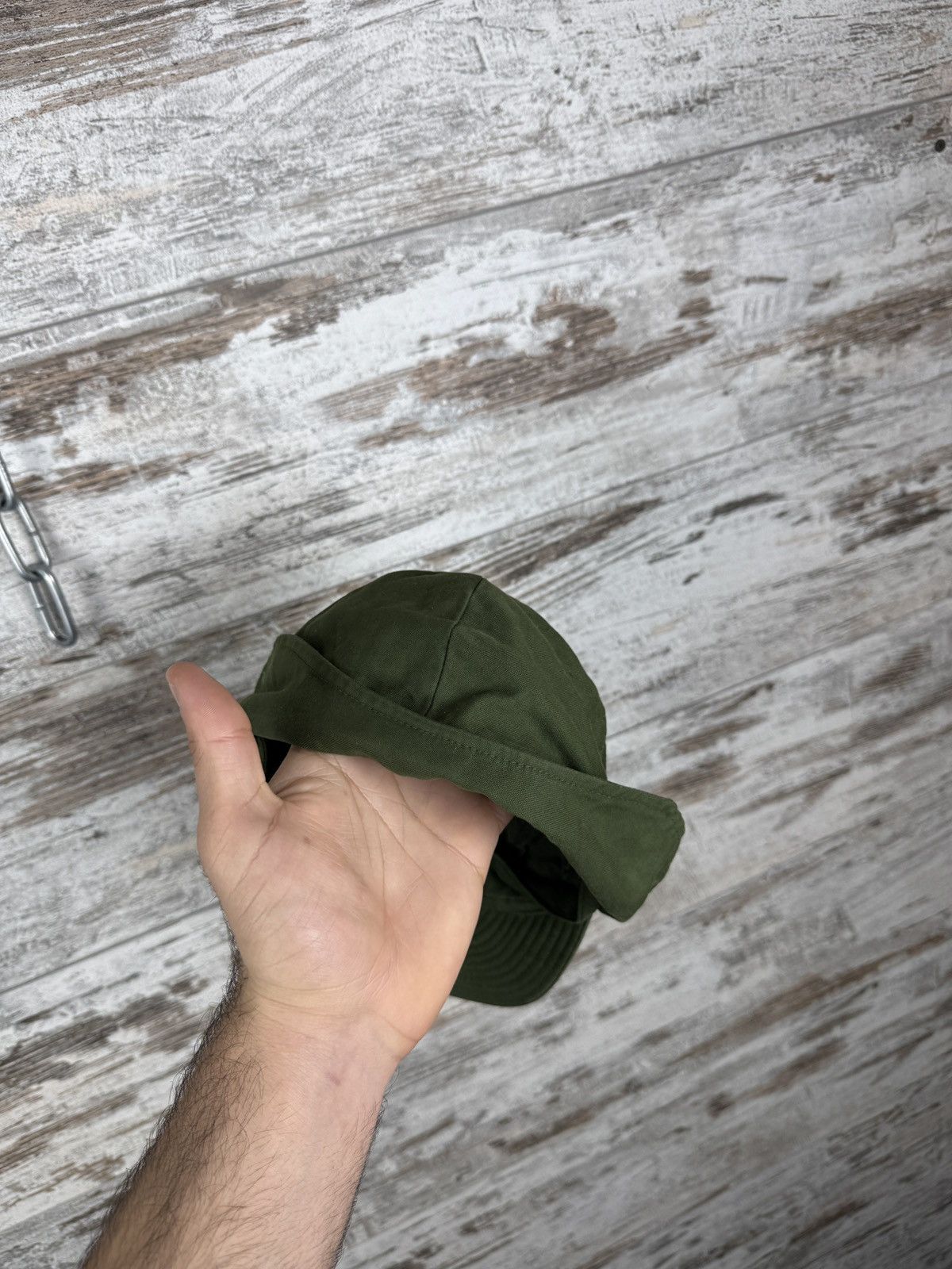 Vintage Vintage Swedish Army Military Earwarmer Flap Ear Cap Hat Size ONE SIZE - 3 Thumbnail