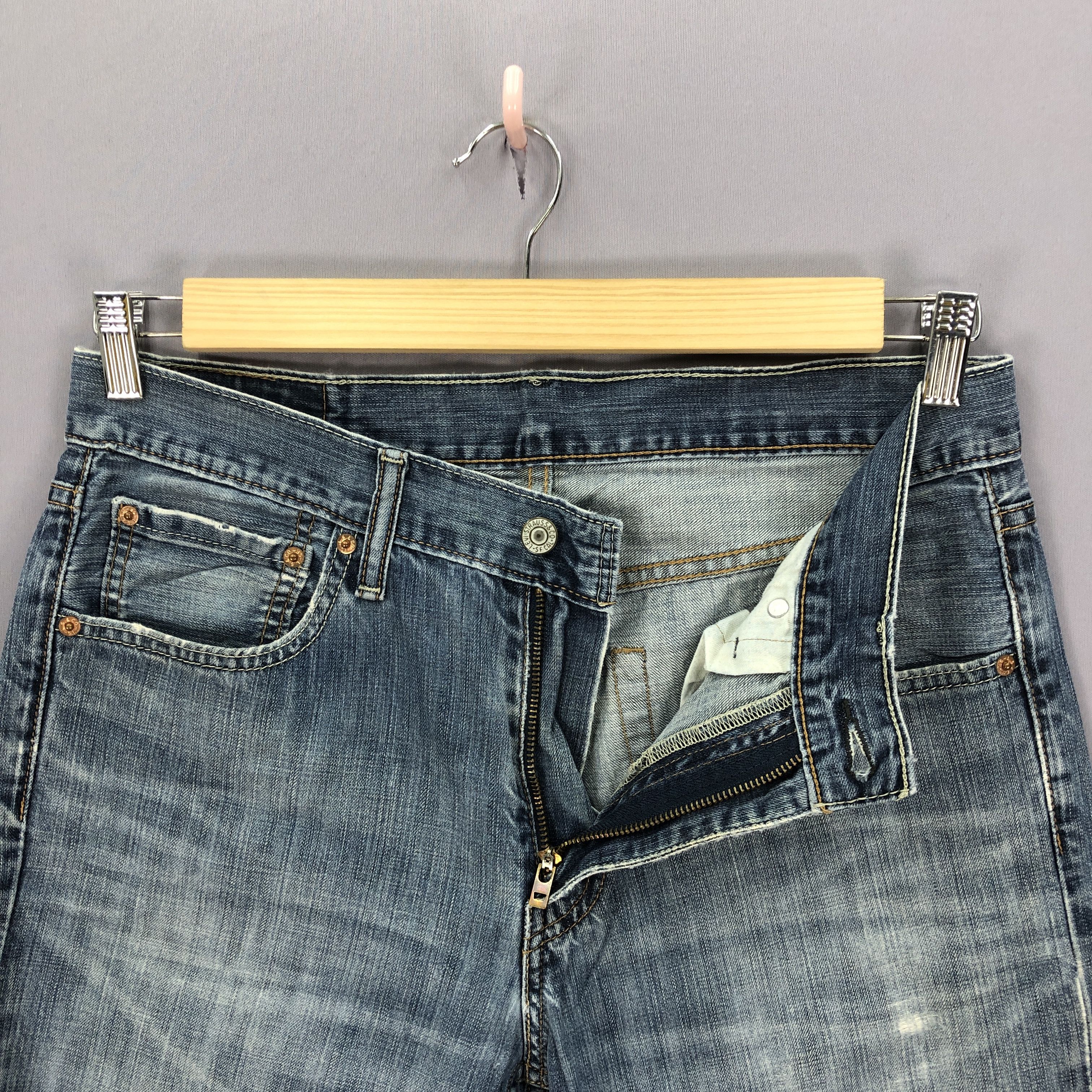 Levi's × Vintage Vintage Y2K Levis Flare Jeans Wide Leg Levi's Boot Cut Denim Size US 32 / EU 48 - 6 Thumbnail