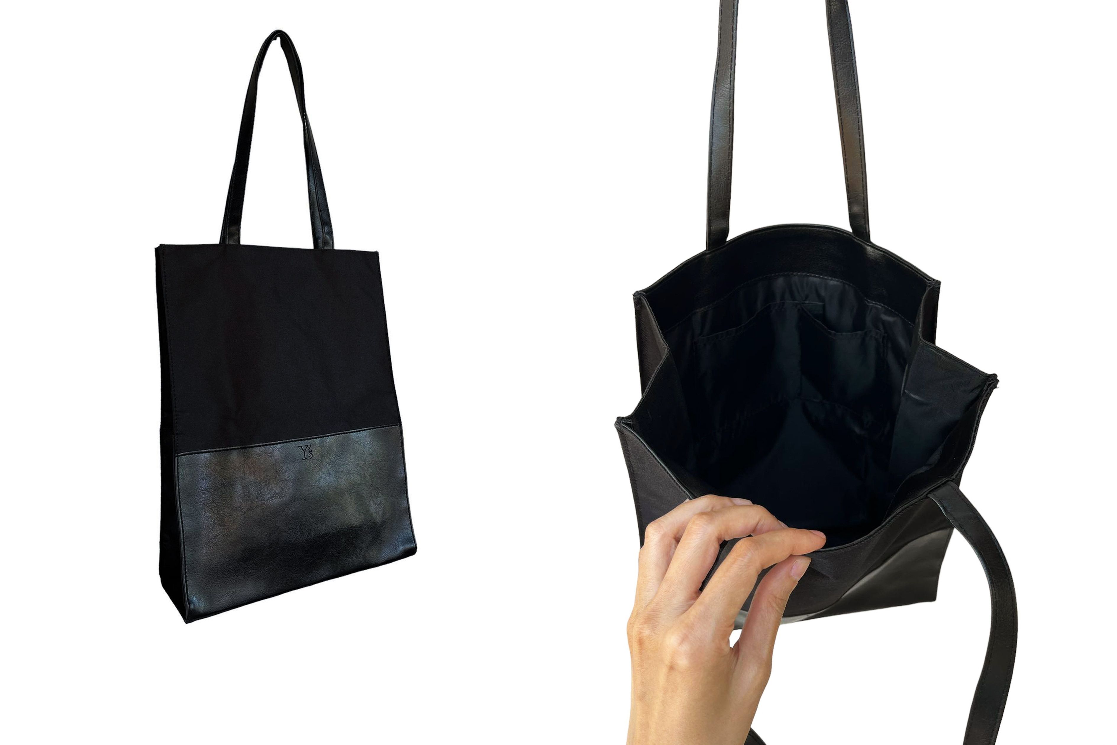 Y's Y's by Yohji Yamamoto Black tote bag, logo at front Size ONE SIZE - 7 Thumbnail