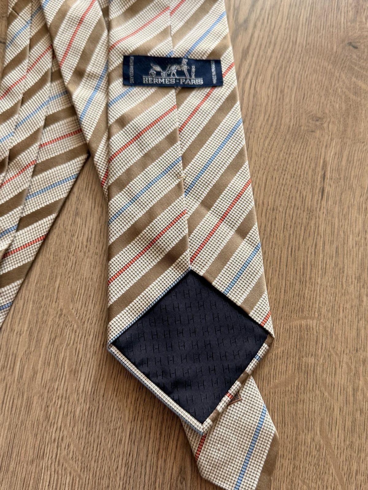 Hermes Hermès Paris Tie Size ONE SIZE - 2 Thumbnail