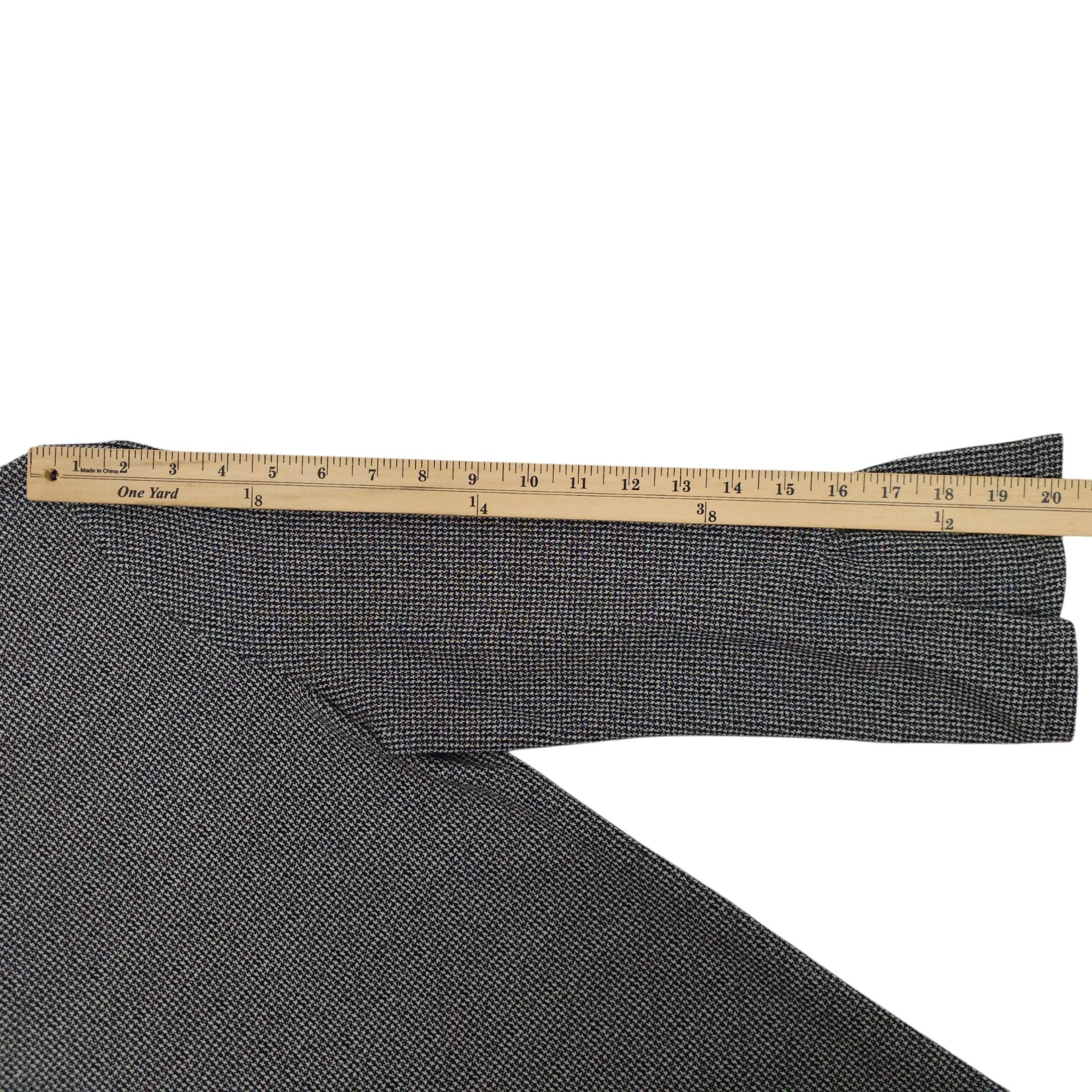 J. Jill J JILL Wearever Dress Womens S Gray Houndstooth Flutter Size S / US 4 / IT 40 - 10 Thumbnail