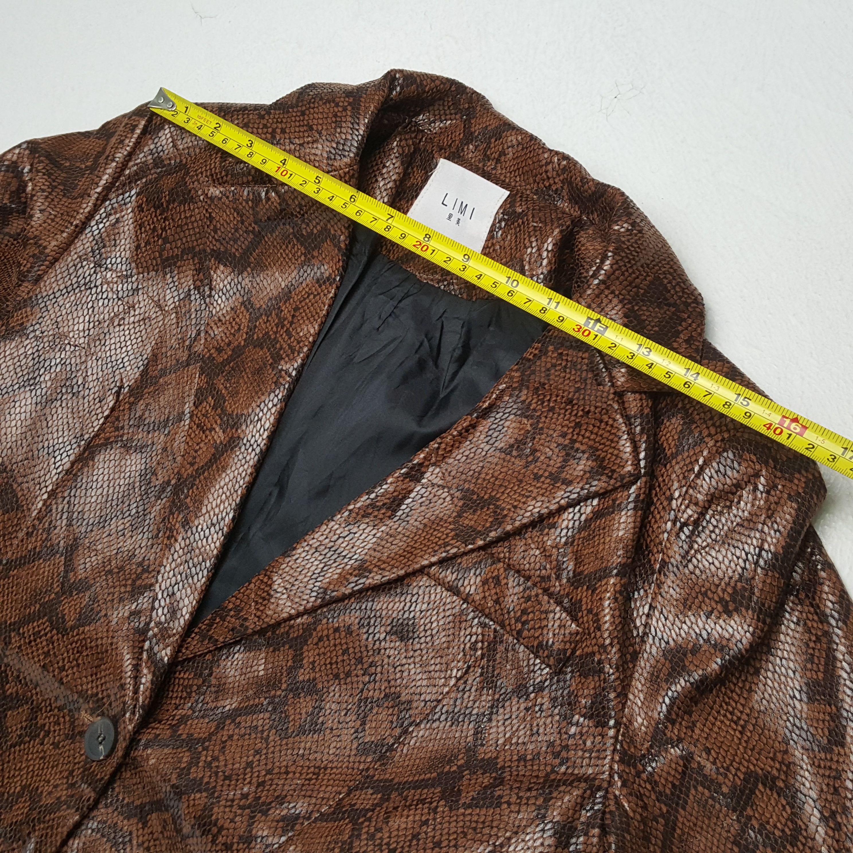 Leather × Rowing Blazers × Vintage Vintage LIMI Blazers Size S / US 4 / IT 40 - 4 Thumbnail