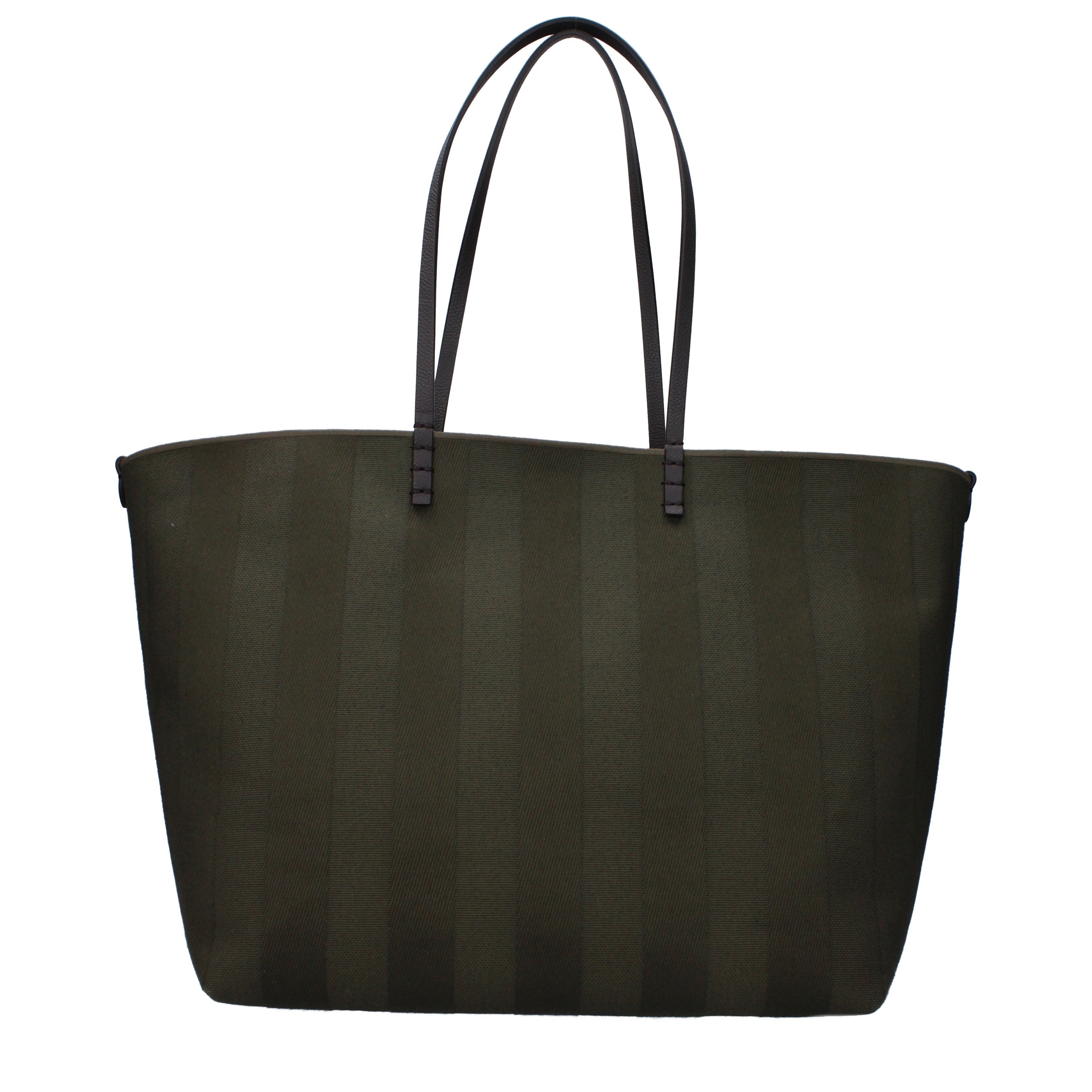 Fendi Shoulder Bag In Fabric in Brown, Women's