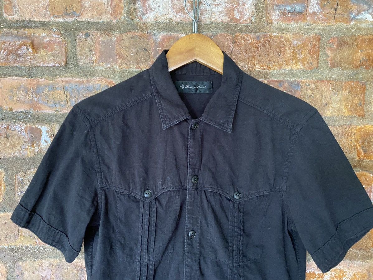 Japanese Brand × Le Grande Bleu (L.G.B.) × Lounge Lizard Lounge Lizard Japan Black pleated shirt Size US M / EU 48-50 / 2 - 3 Thumbnail