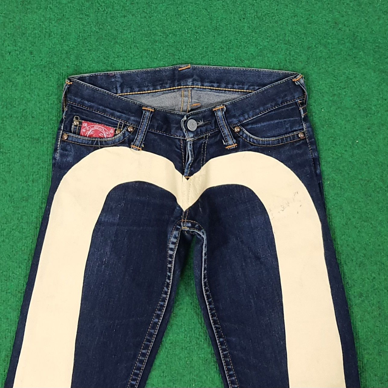 Evisu Evisu Donna Boot Cut Selvedge Custom Daicock Jeans C228N24 Size 28" / US 6 / IT 42 - 2 Thumbnail