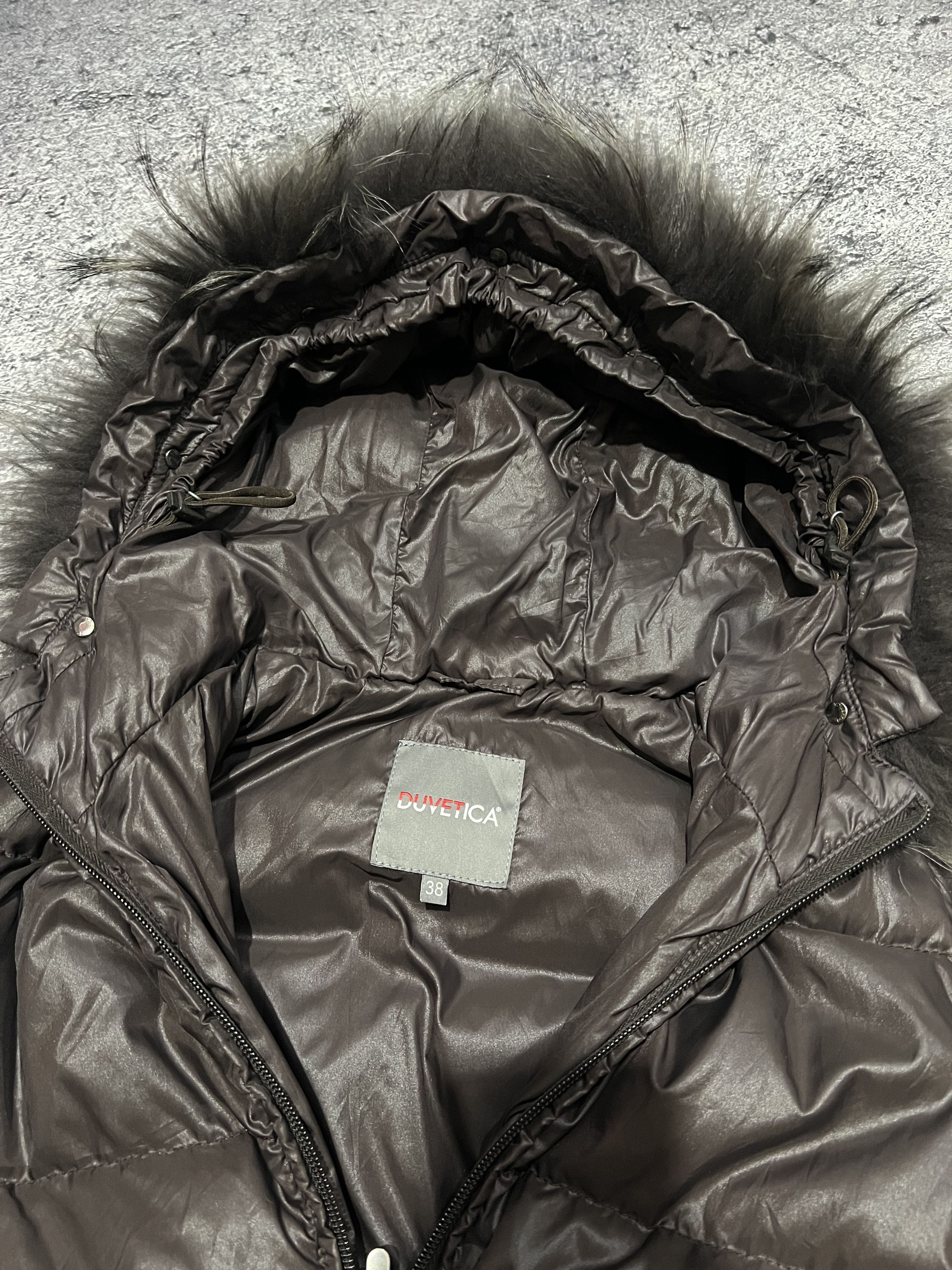 Hysteric Glamour 90s Duvetica Fur Raccoon Hoddie Goose Down Jacket opium Size US XXS / EU 40 - 3 Thumbnail