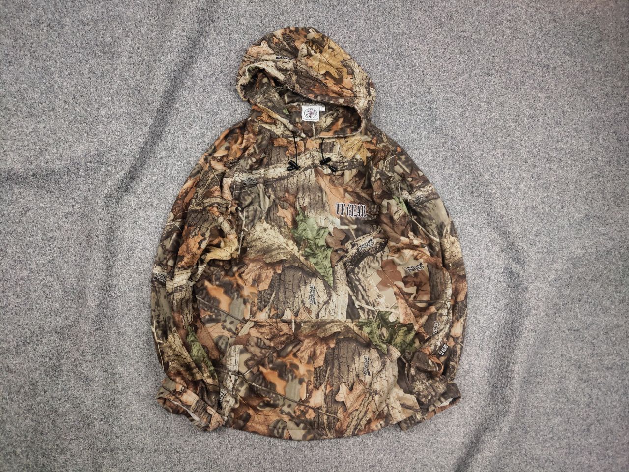 Realtree Vintage Realtree total fishing gear Light Fleece hoodie Y2K Size US L / EU 52-54 / 3 - 1 Thumbnail