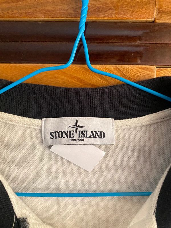 Stone Island × Vintage Stone Island 2013 Striped Cotton Polo Shirt - Large Size US L / EU 52-54 / 3 - 4 Thumbnail