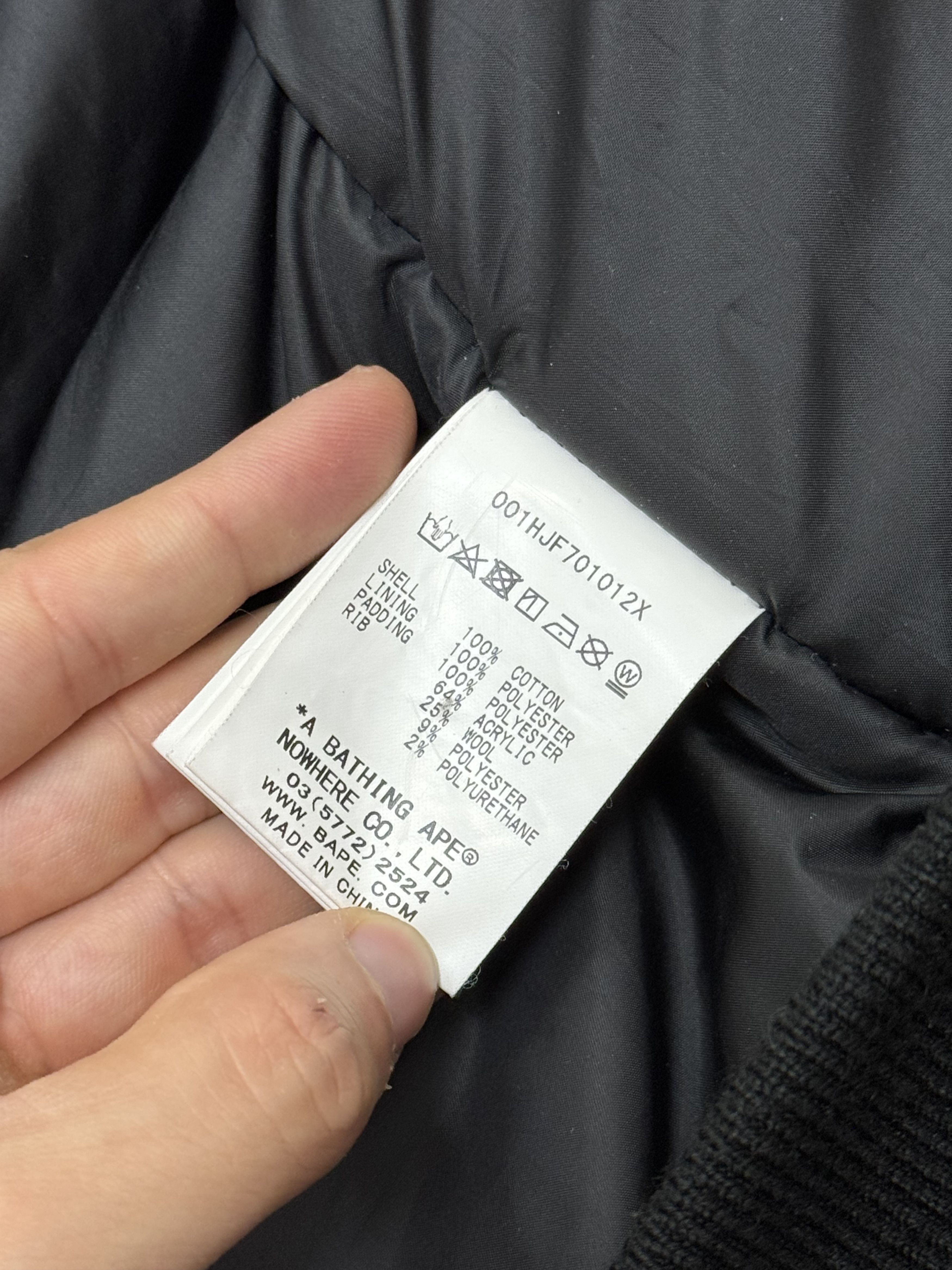 Bape Bape Grey Camo Shark Bomber Jacket Size US L / EU 52-54 / 3 - 12 Thumbnail